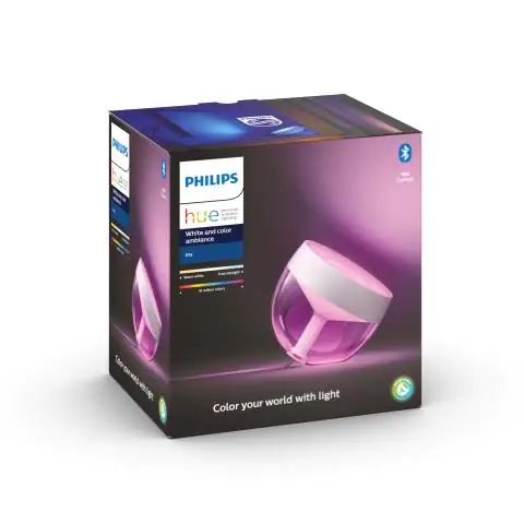 Philips Hue LED Tischleuchte White & Color Ambiance Iris weiß dimmbar RGBW