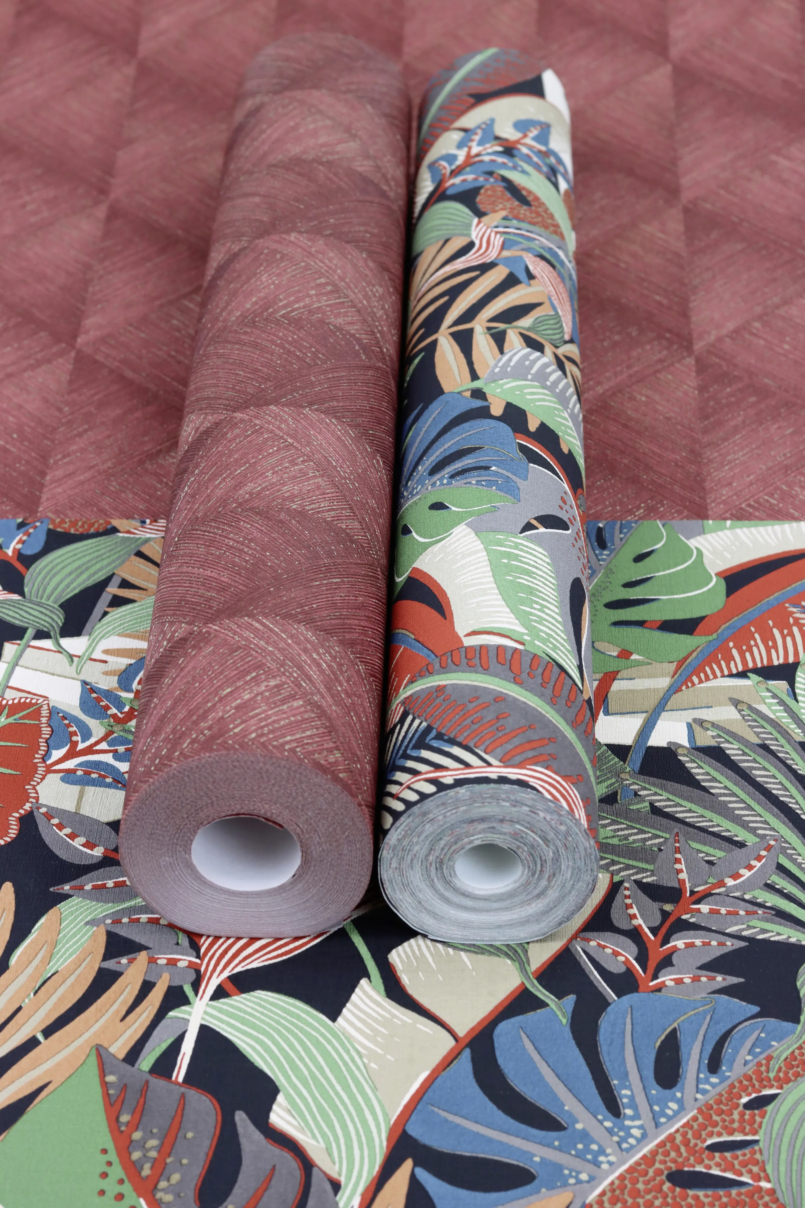 Rasch Vliestapete 687811 Topical house tropisch bunt, 10,05 x 0,53 m