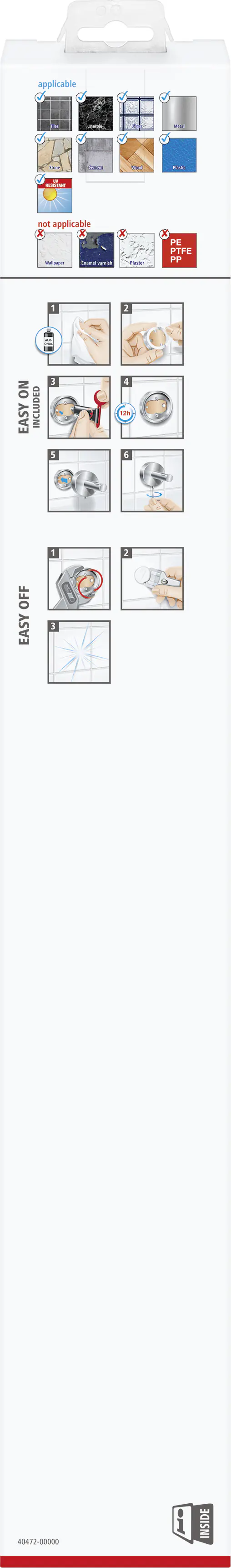 tesa Handtuchstange Exxcellent Metall, chrom, rostfrei