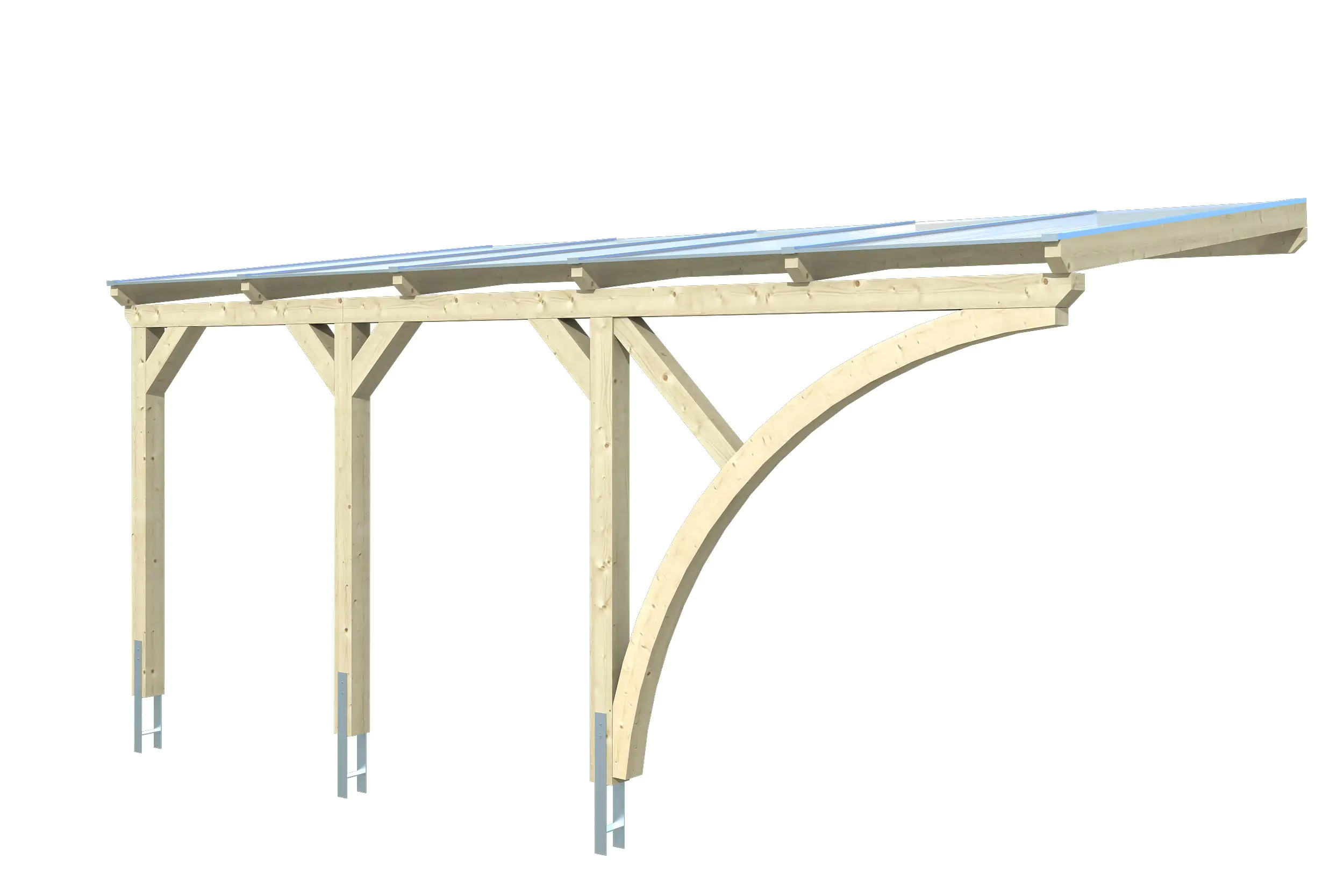 SKAN HOLZ Carport Eifel 300 x 541 cm, natur