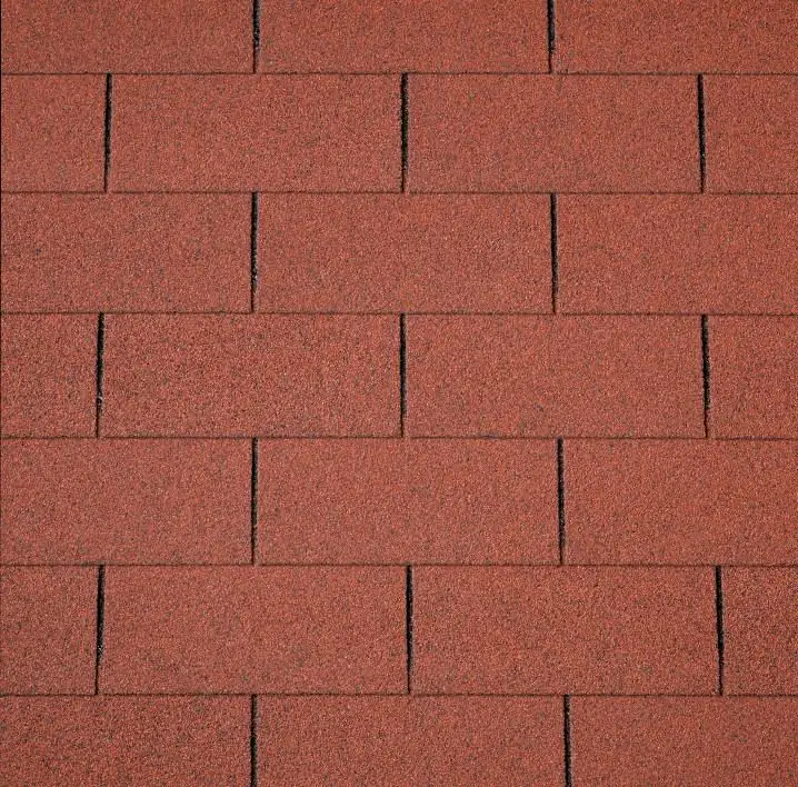 Easy Rechteck Bitumen-Dachschindeln ziegelrot Easy Rechteck Bitumen-Dachschindeln ziegelrot