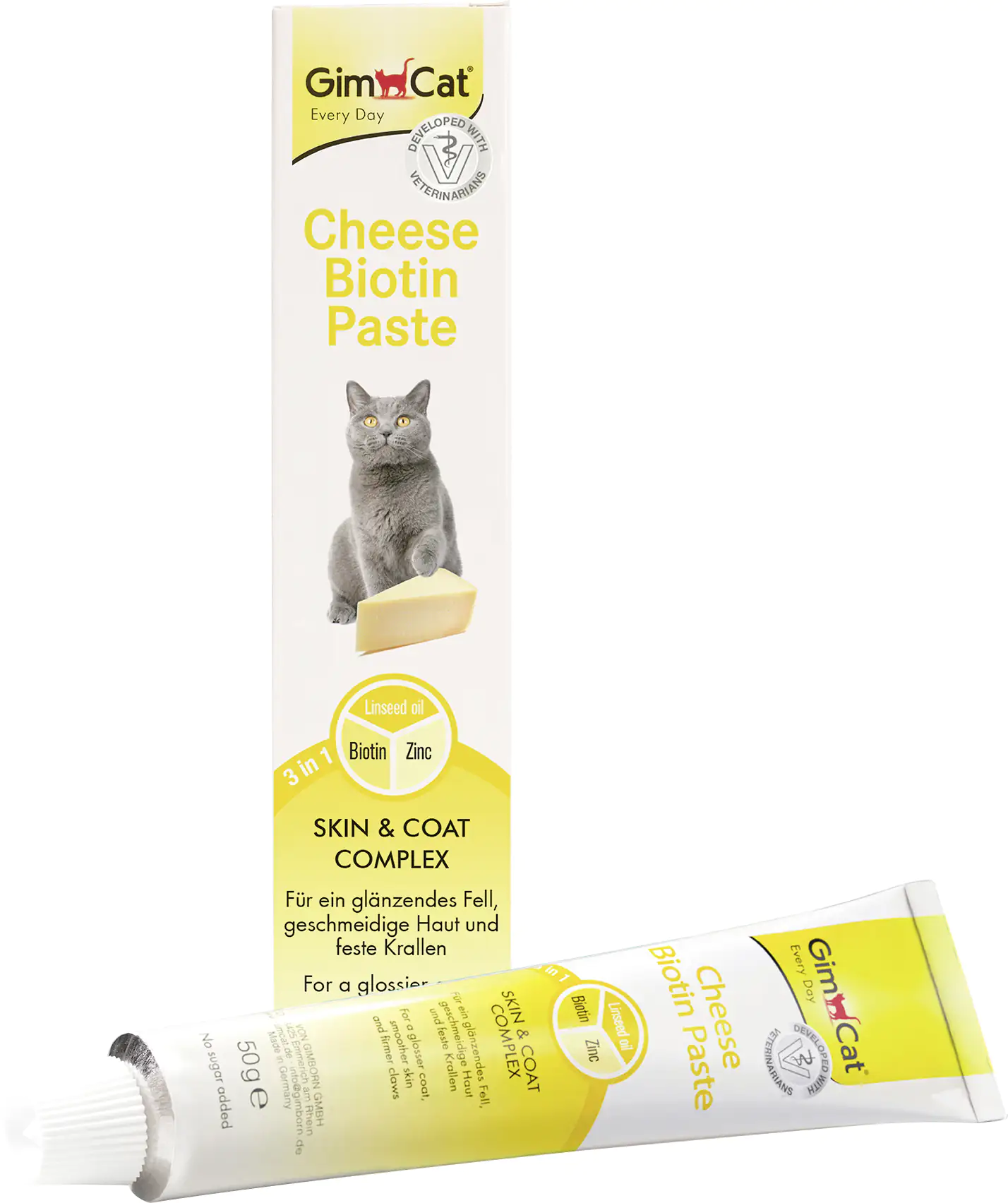 4002064401065_2631911 GimCat Cheese Biotin Paste 50 g 50g