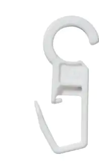 Gardinia Haken Lugano zu Stilprogramm Ø 28 mm, weiß, 10 Stück