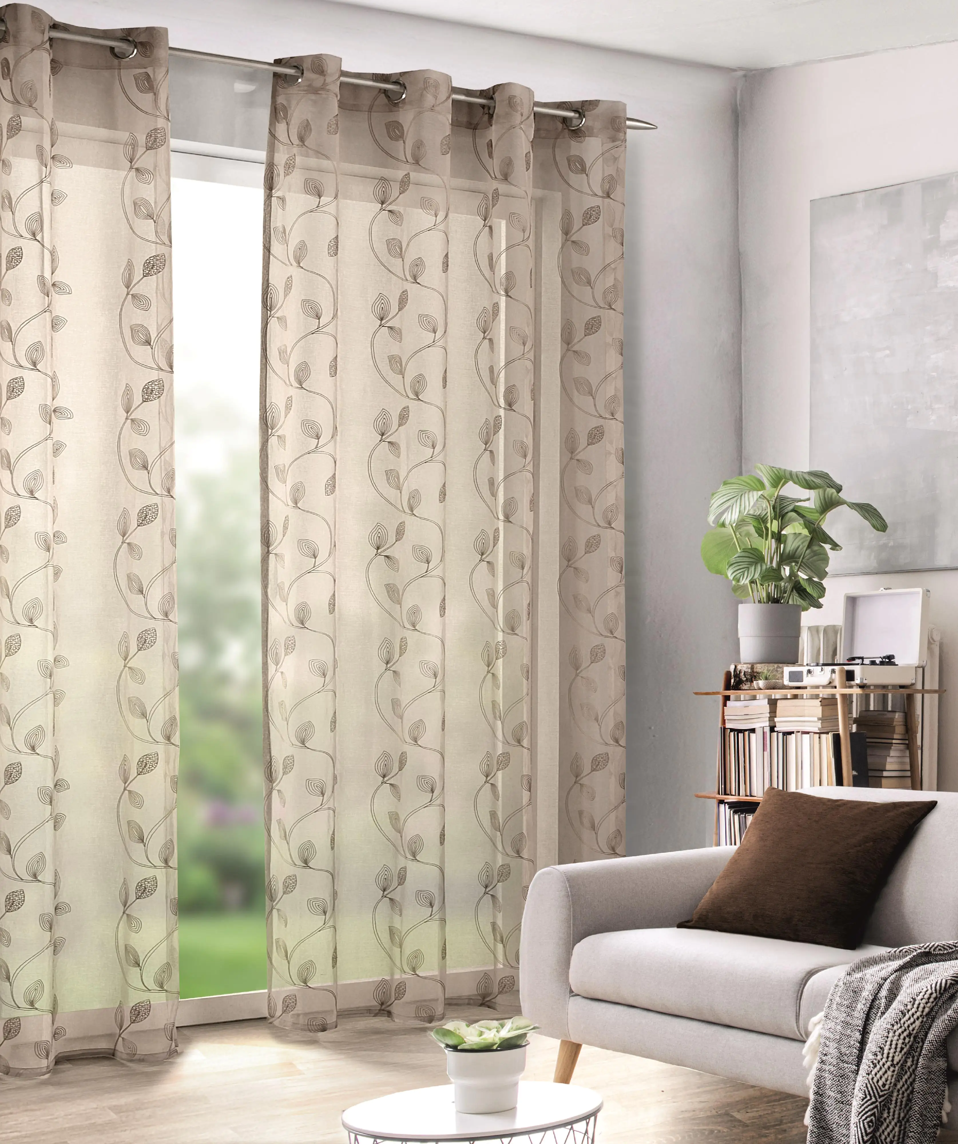 Neusser Collection Ösenschal Camilla nuss, 135 x 245 cm