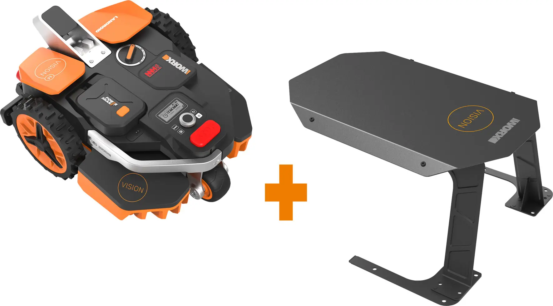 Worx Mähroboter Vision M800 19 cm inkl.  Akku und Garage