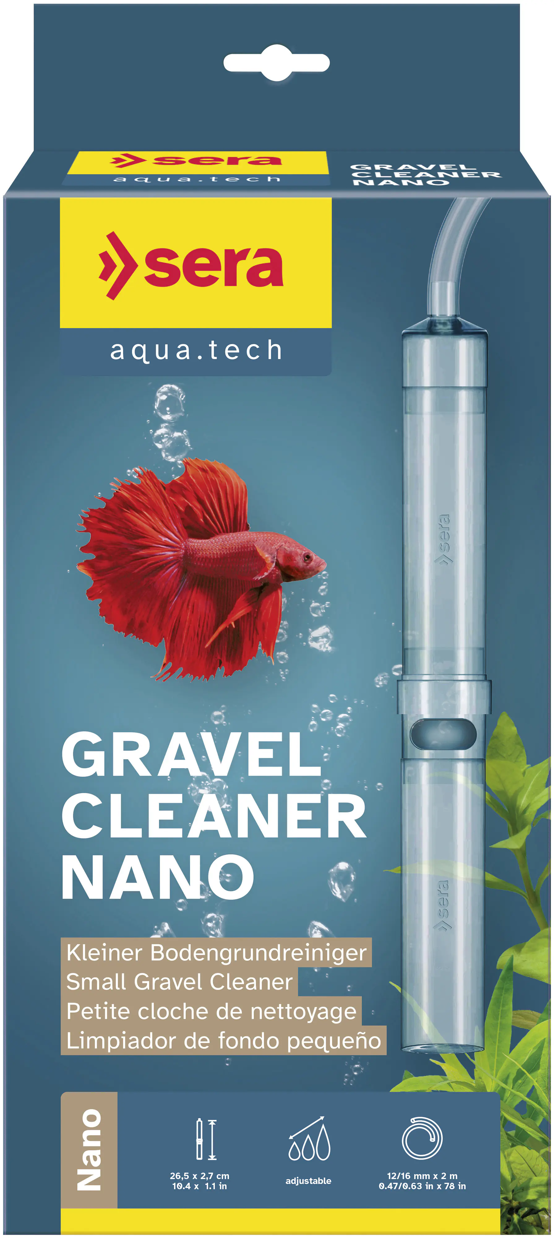 Sera Aquariumzubehör Bodenreiniger Gravel Cleaner Nano Sera Aquariumzubehör Bodenreiniger Gravel Cleaner Nano
