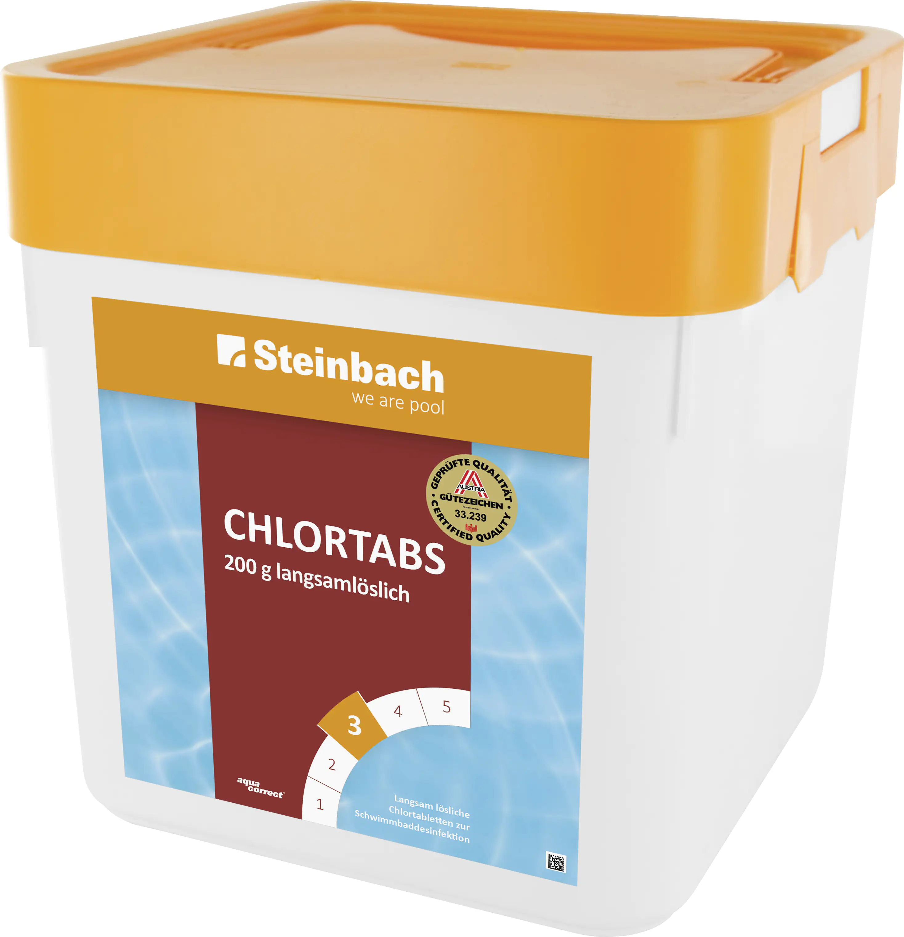 9008748522106 Steinbach Poolpflege Chlortabs 5 kg - 25x 200g Tabletten langsamlöslich
