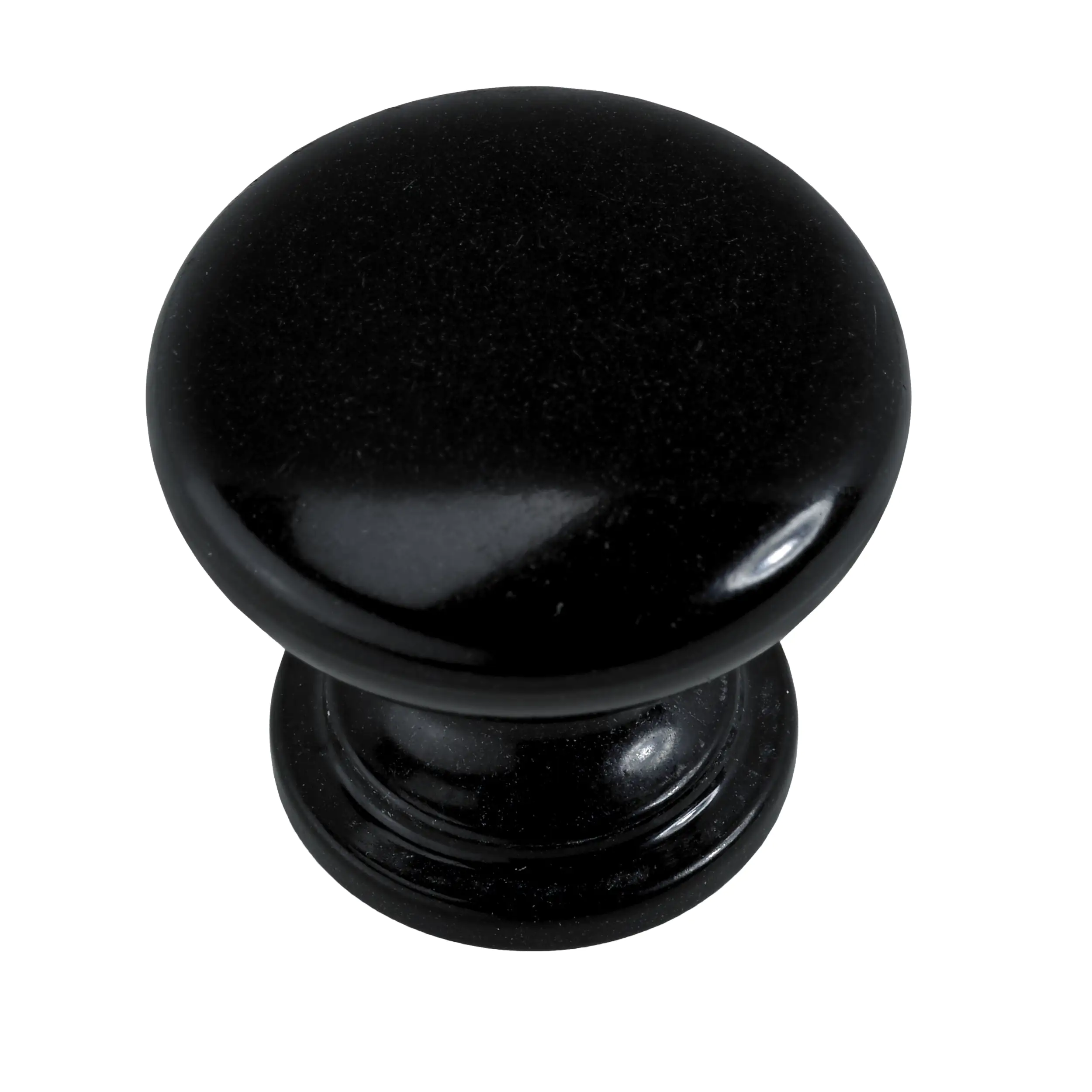 Hettich Möbelknopf Kunststoff schwarz Ø 25,0 mm - 1 Stück