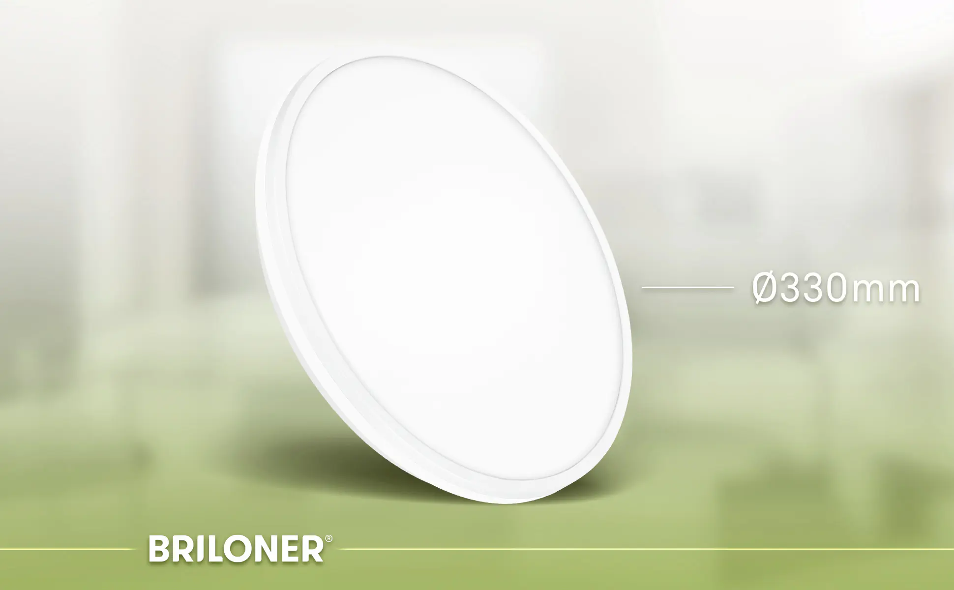 Briloner LED-Deckenleuchte Lana Ø 33 cm weiß neutralweiß
