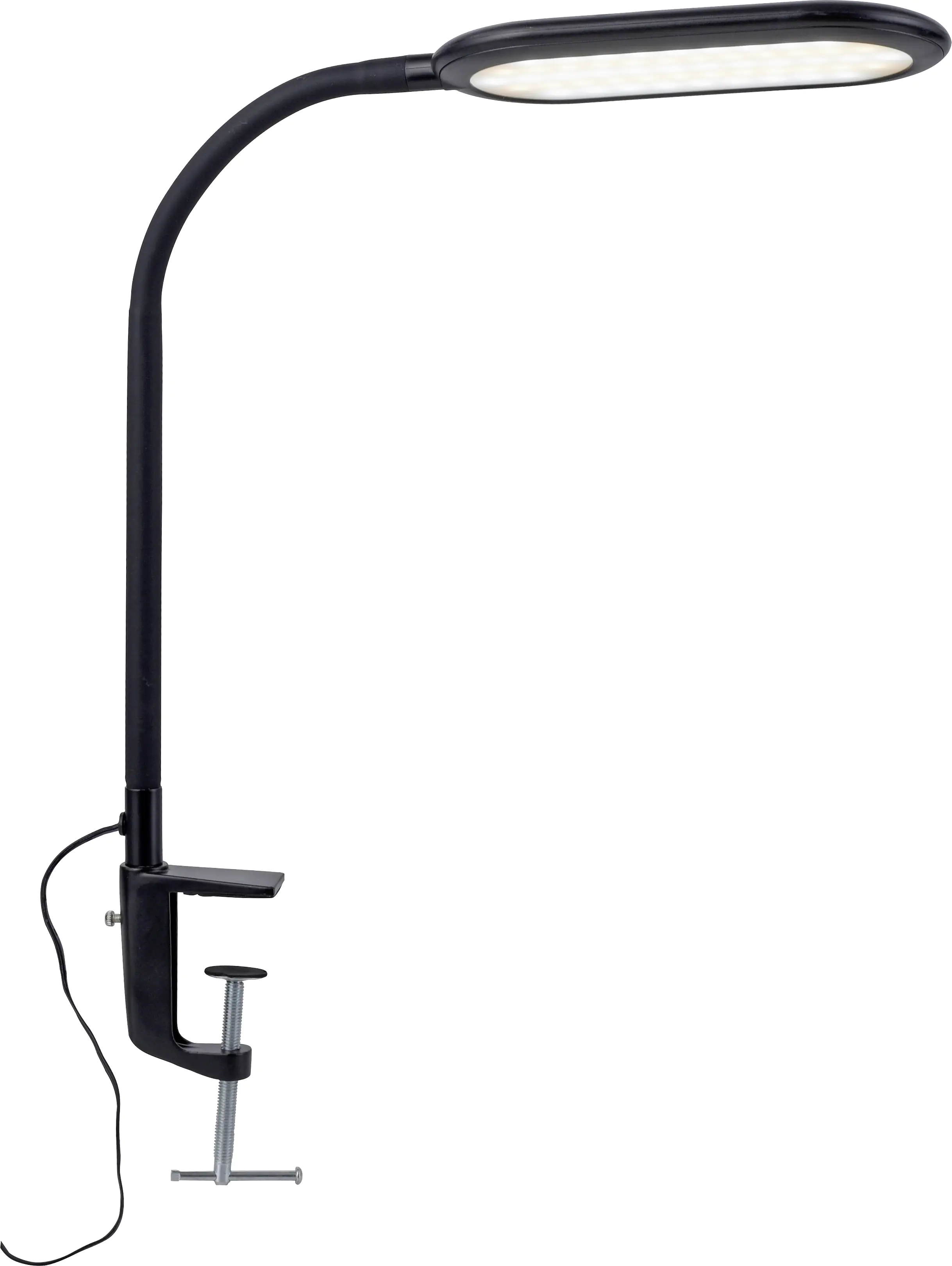 4043689975098_2798684 Leuchten Direkt CCT LED Klemmleuchte schwarz 68 x 10 cm dimmbar