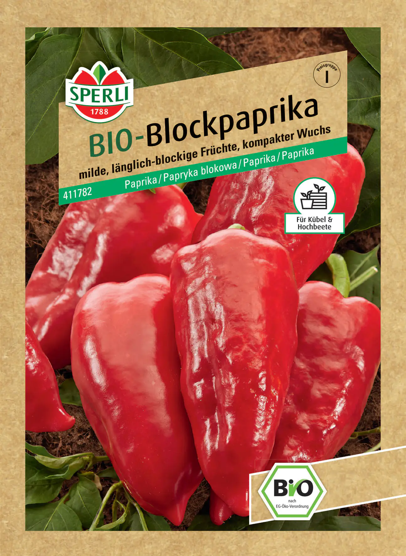 Sperli BIO Blockpaprika Sperli BIO Blockpaprika