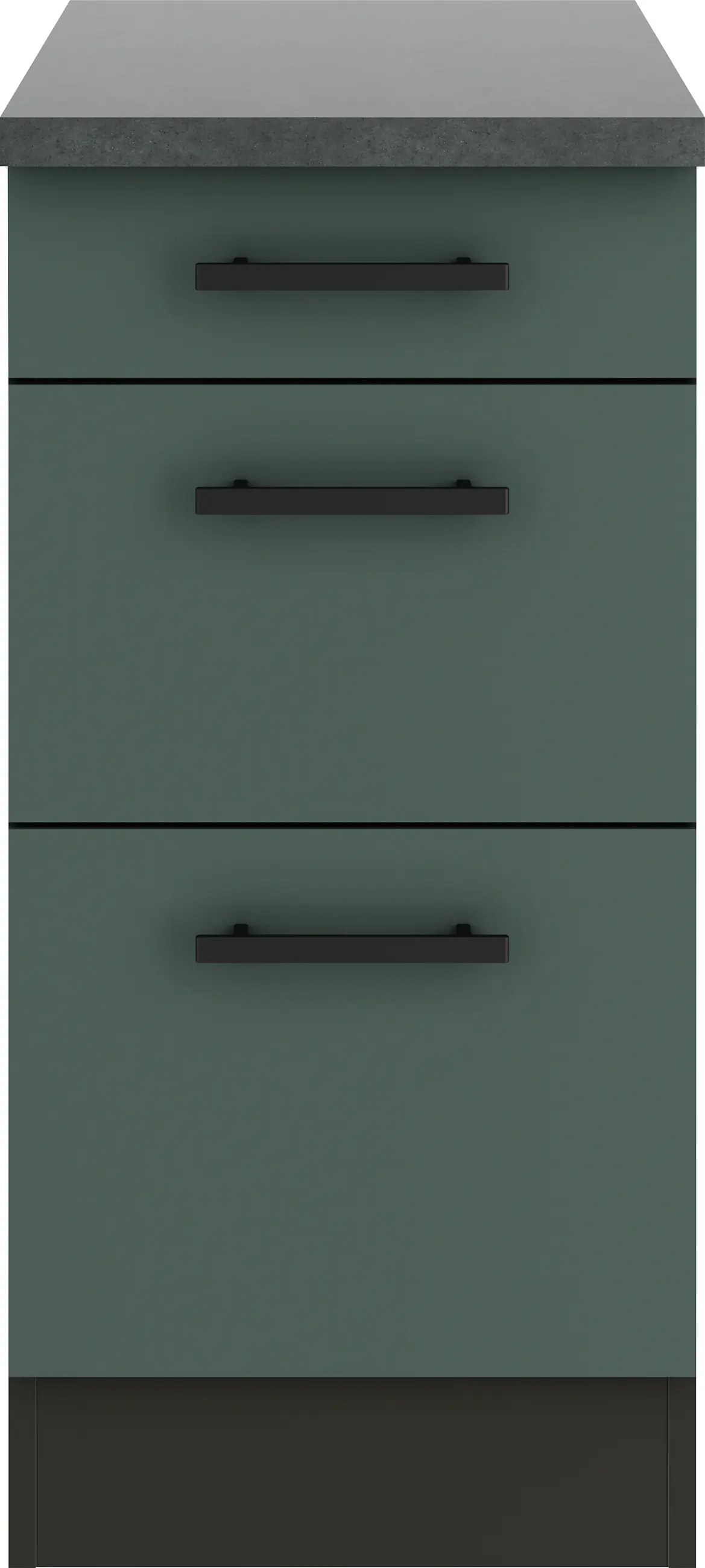 Optifit Unterschrank Verona 405 steingrün/anthrazit matt 40 cm