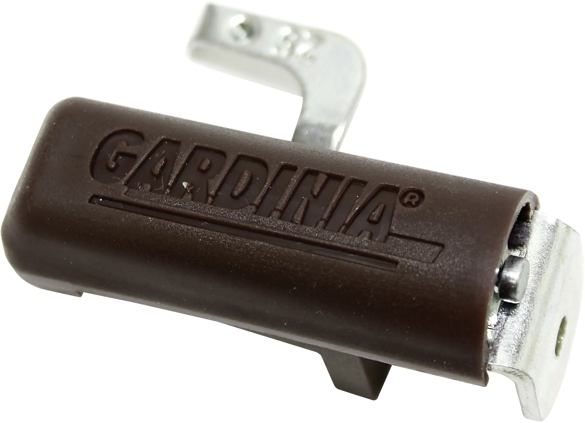 Gardinia Klemmträger für Aluminium-Jalousien braun, Metall, 2 Stück