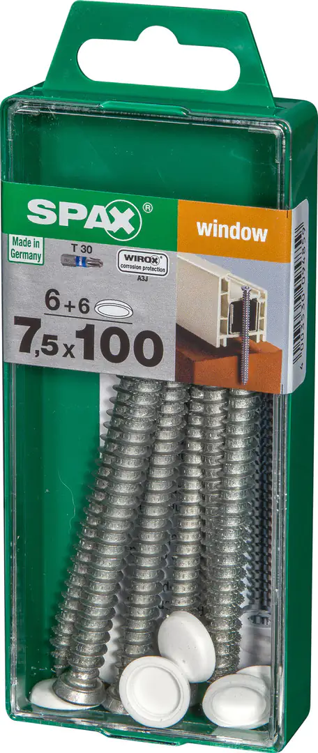 Spax Rahmenanker 7.5 x 100 mm TX 30 - 6 Stk. Spax Rahmenanker 7.5 x 100 mm TX 30 - 6 Stk.