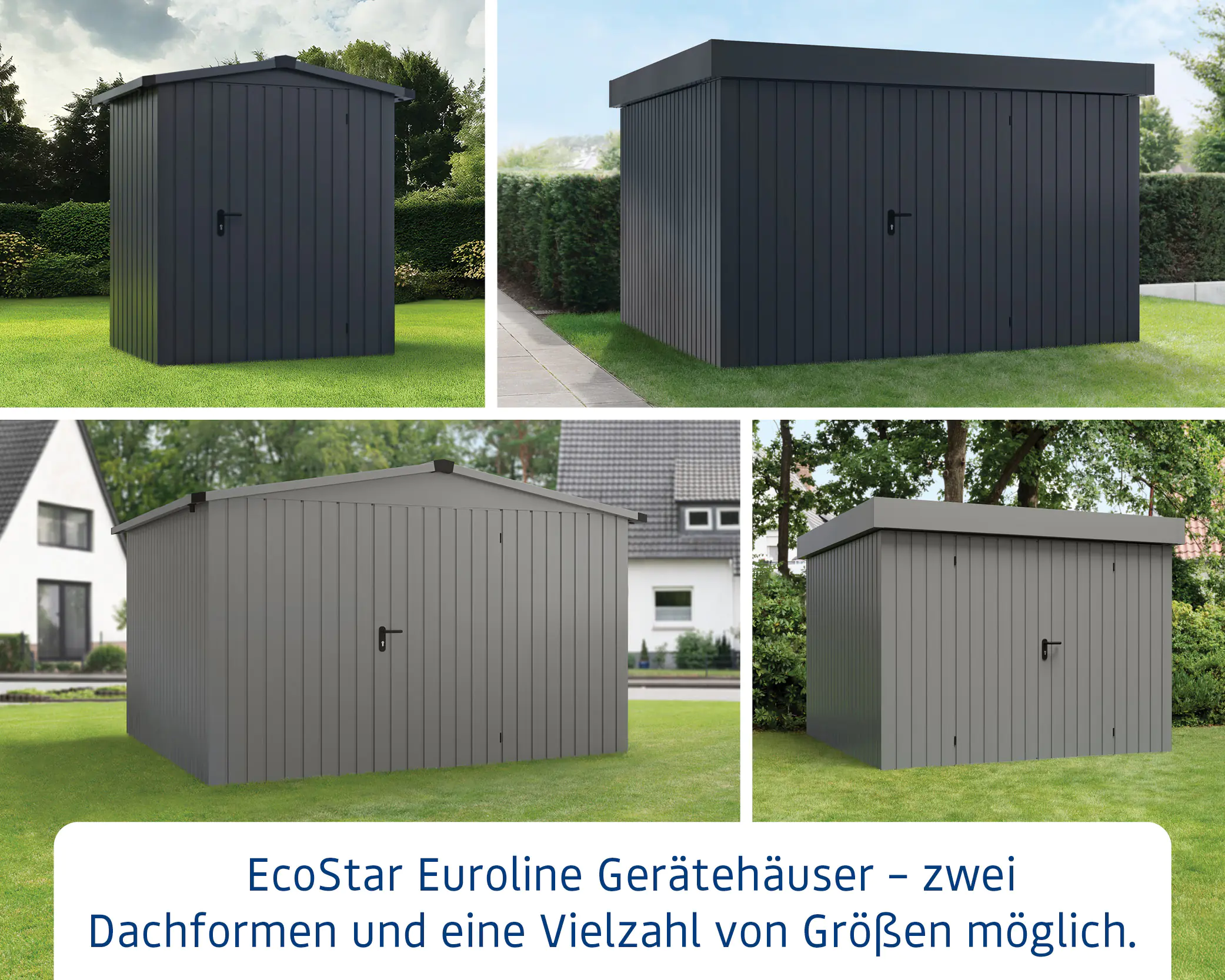 EcoStar Laubabdeckung für Gerätehaus SD5/SD9/SD12  EcoStar Laubabdeckung für Gerätehaus SD5/SD9/SD12