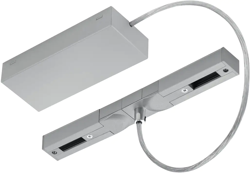 Trio Leuchten flexible Stromversorgung DUOline titanfarbig