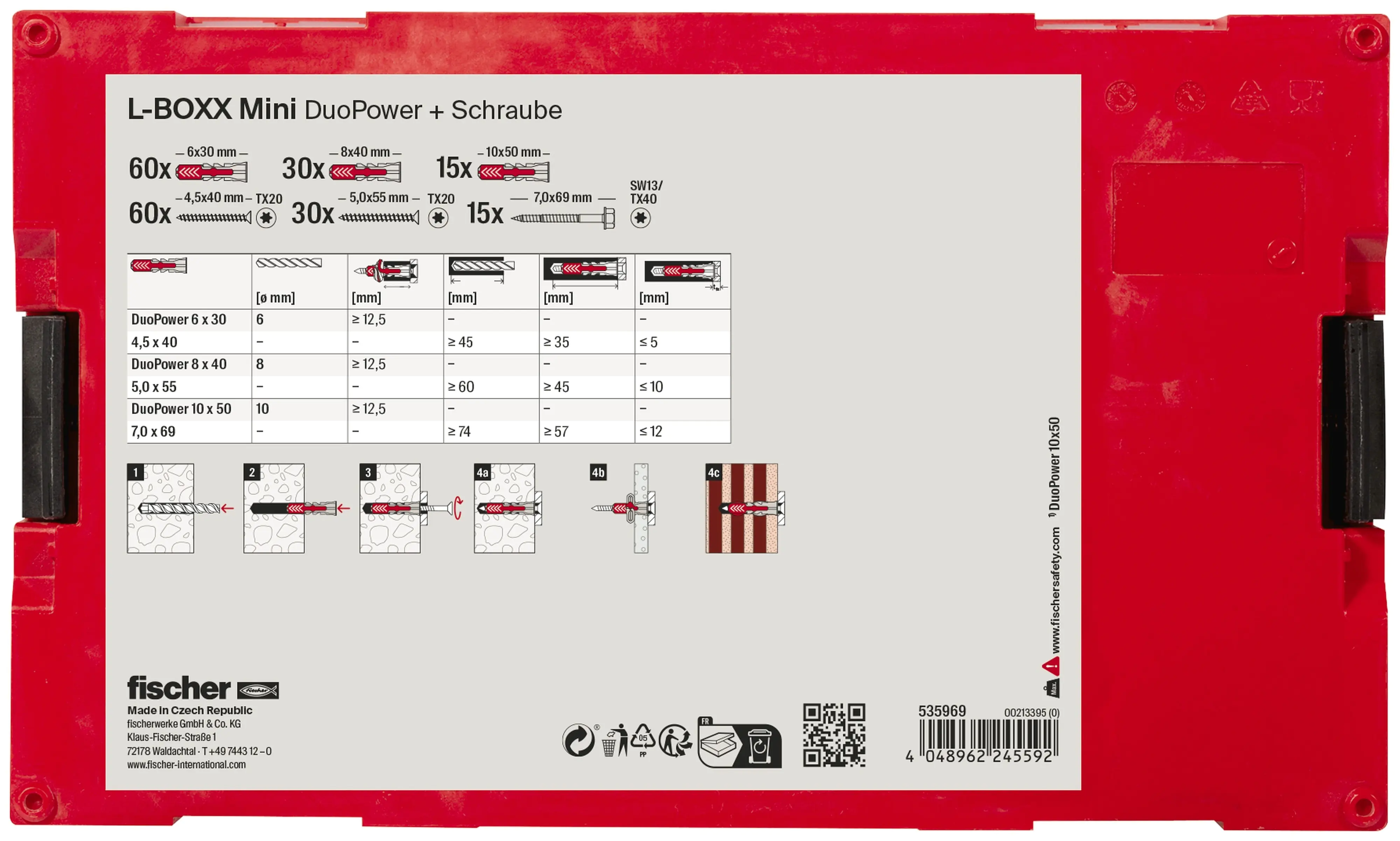 Fischer FixTrainer DuoPower  - 210 Stück Fischer FixTrainer DuoPower  - 210 Stück
