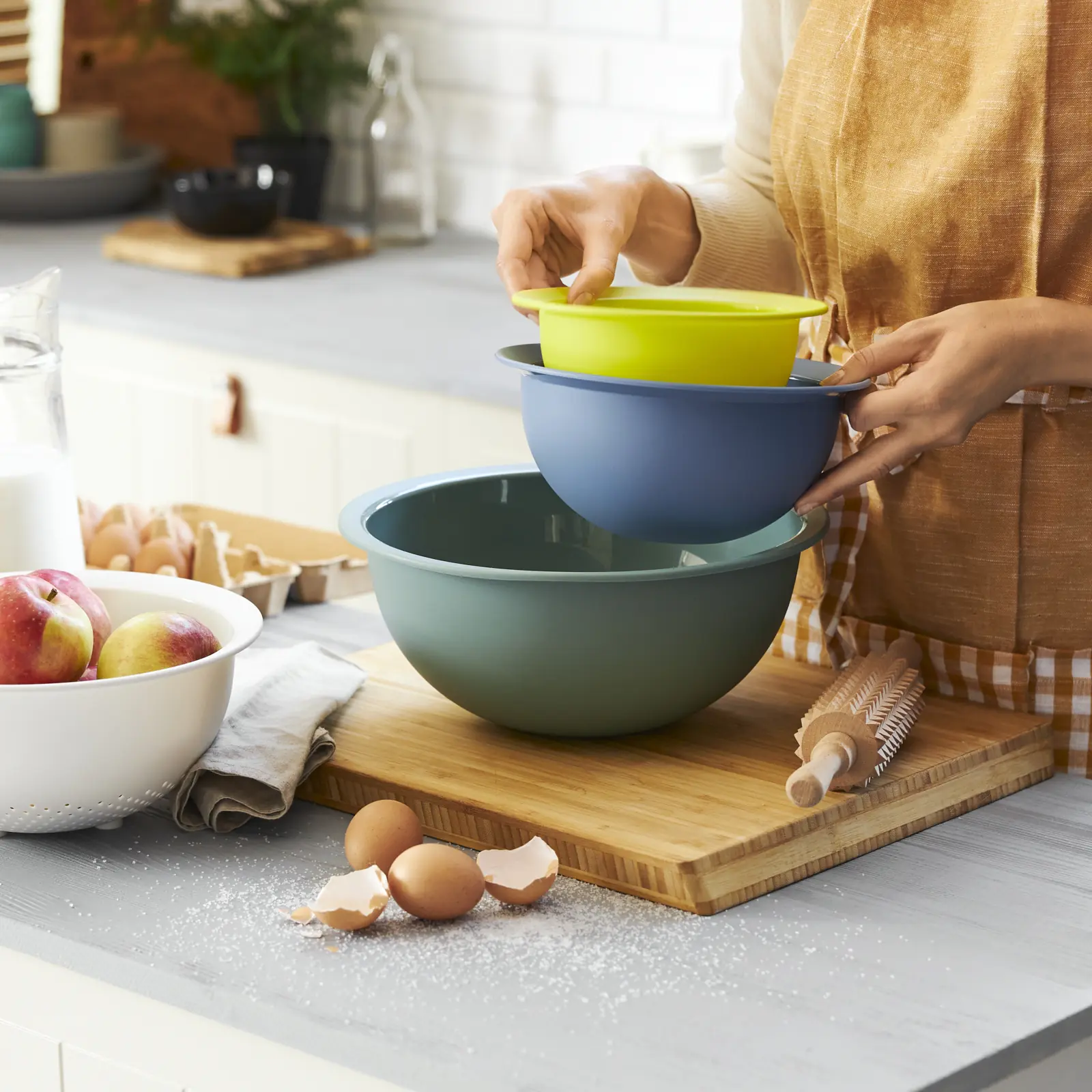 Rotho Schüssel/Siebset Caruba 4-teilig