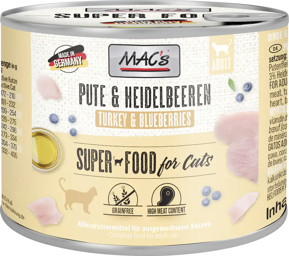 Macs Cat Pute & Heidebeere 200 g