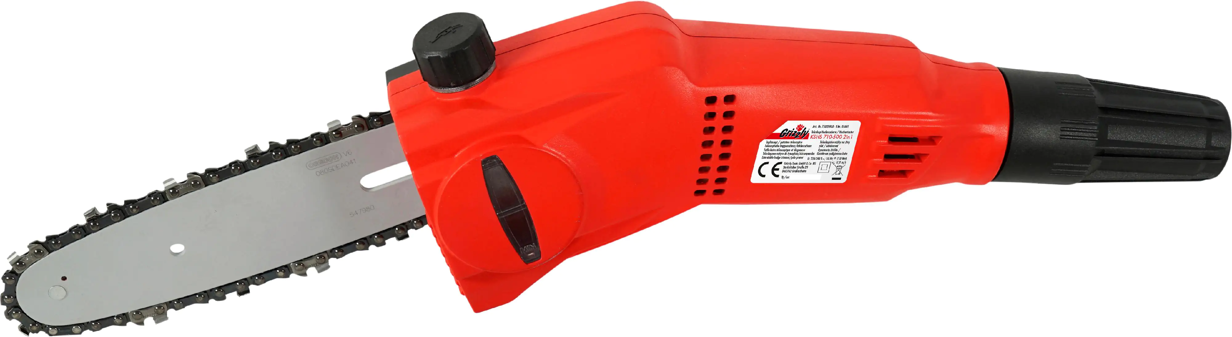 Grizzly Tools 2in1 Kettensäge Heckenschere KSHS 710-500 Grizzly Tools 2in1 Kettensäge Heckenschere KSHS 710-500