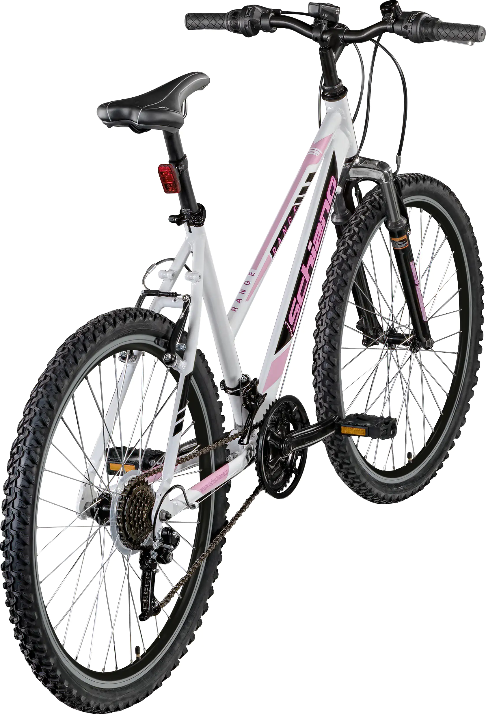 Schiano Alu Mountainbike 26 Zoll RH 48cm 18-Gang weiß pink