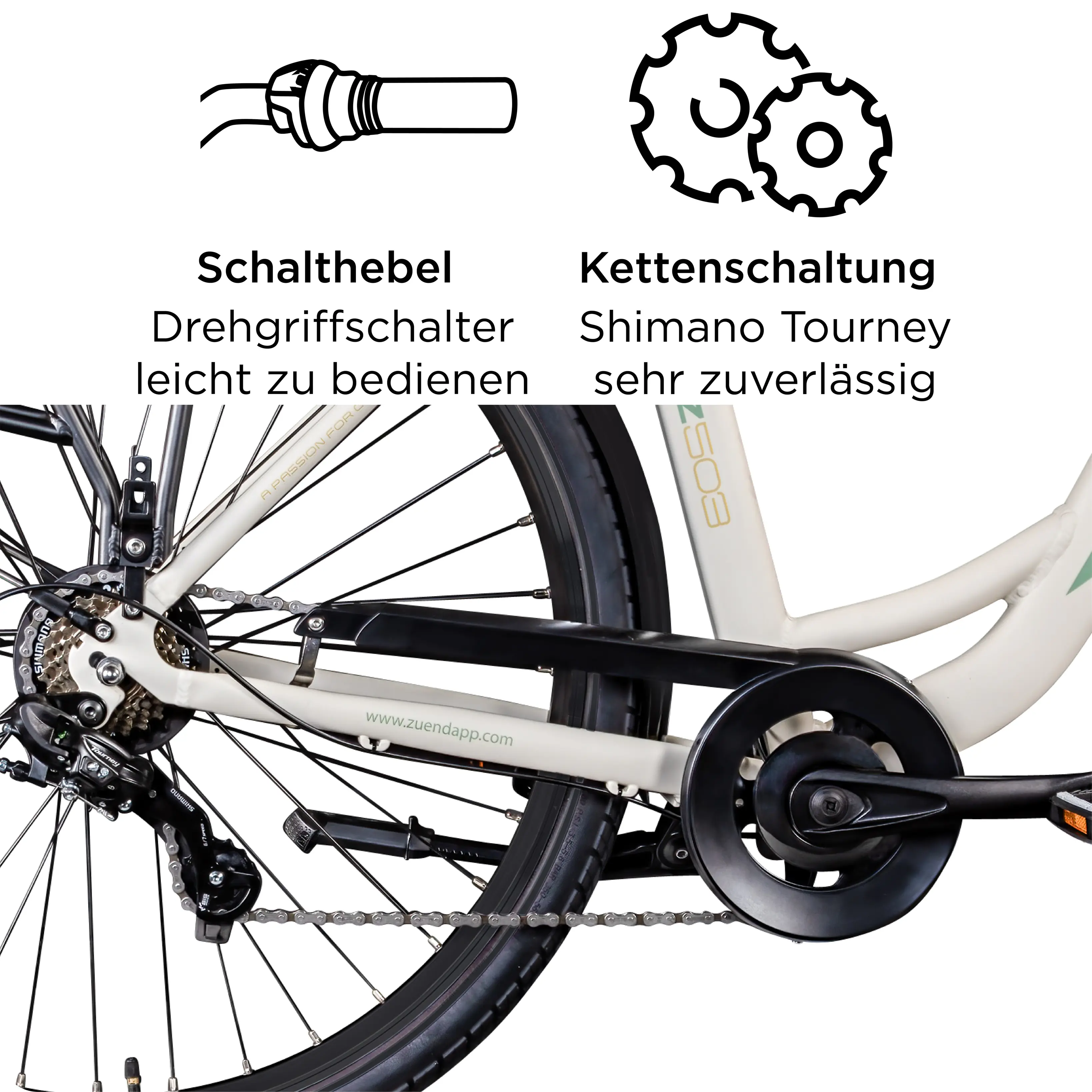 Zündapp E-Bike Z503 City 28 Zoll 7-Gang 522 Wh antique white  Zündapp E-Bike Z503 City 28 Zoll 7-Gang 522 Wh antique white