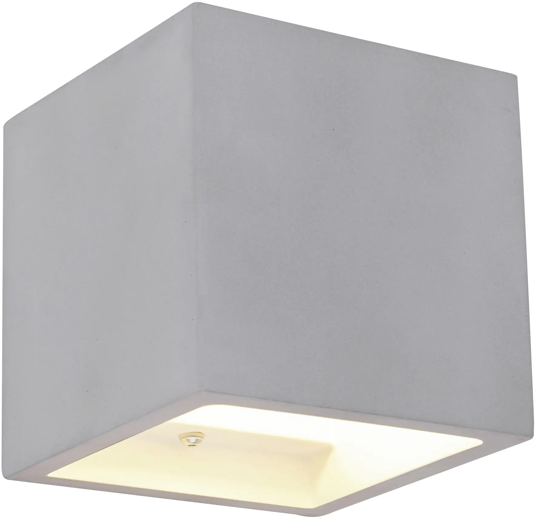 Globo Wandleuchte Timo grau 11,5 x 11,5 cm eckig Up & Down G9, max. 40 W