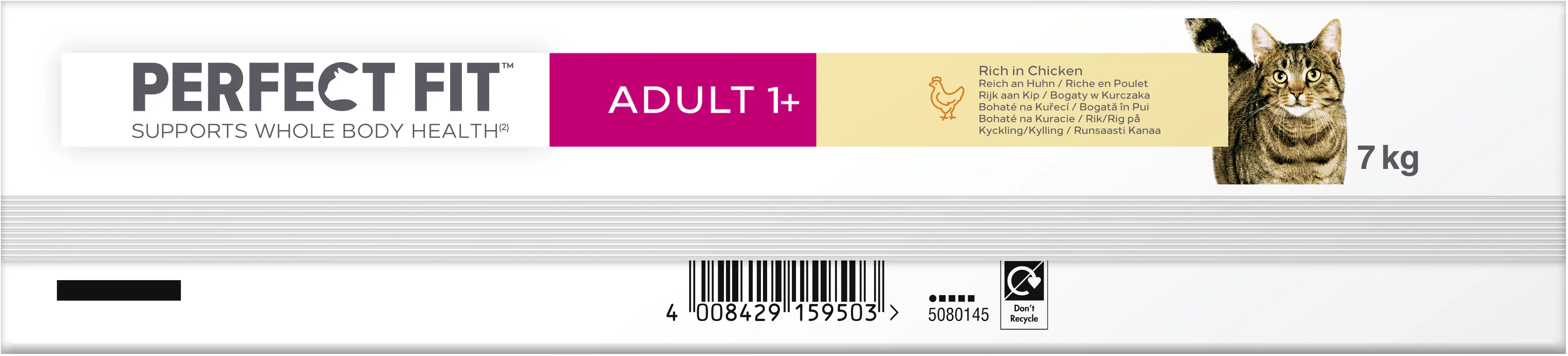 Peferct fit Katzentrockenfutter Adult 7 kg Huhn