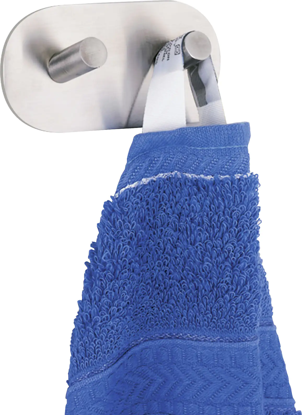 Wenko Strip-it Wandhaken Duo Edelstahl matt, chrom