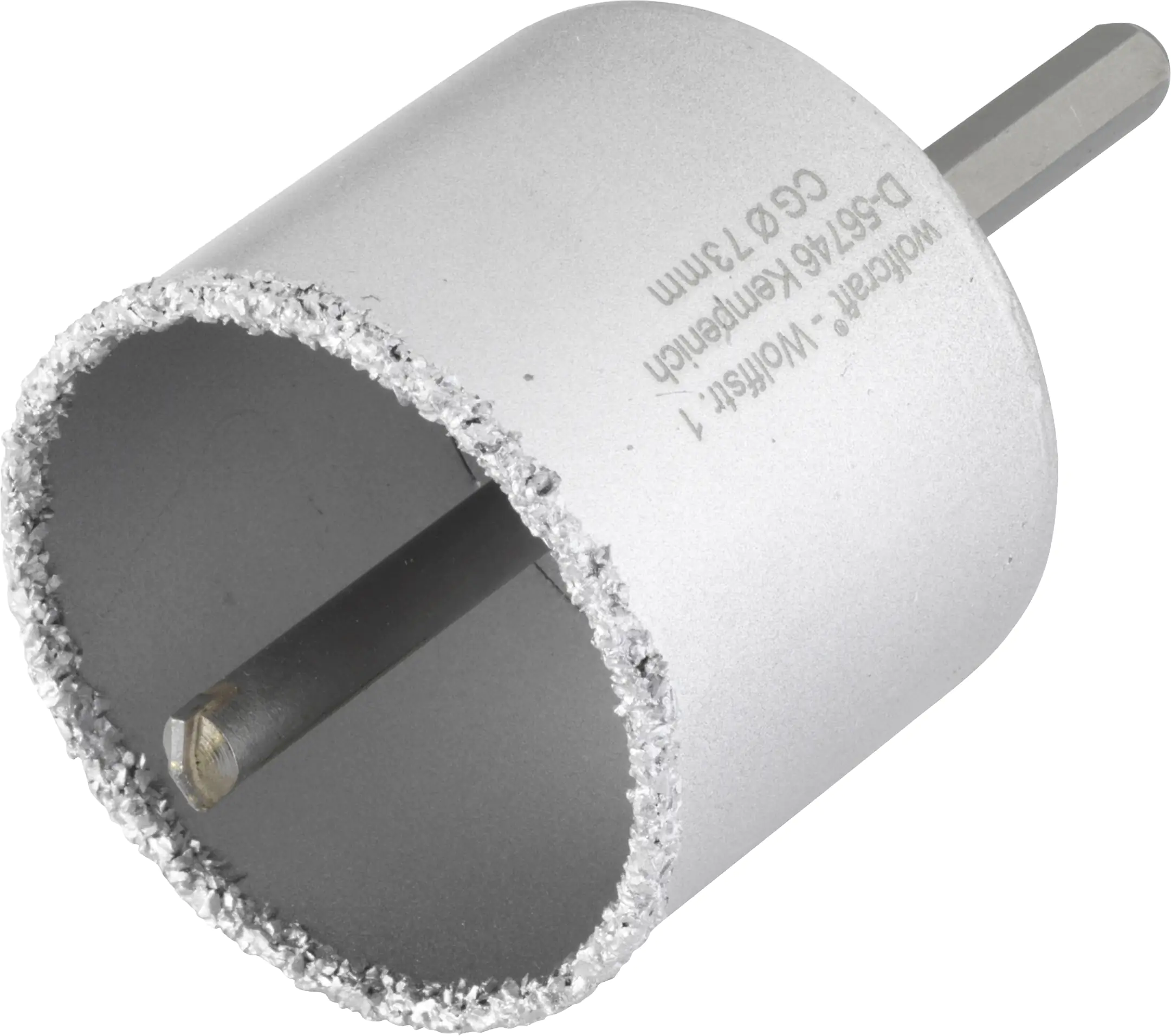 Wolfcraft Bohrkranz Ø 73 mm Hartmetall inkl. Schaft und Bohrer