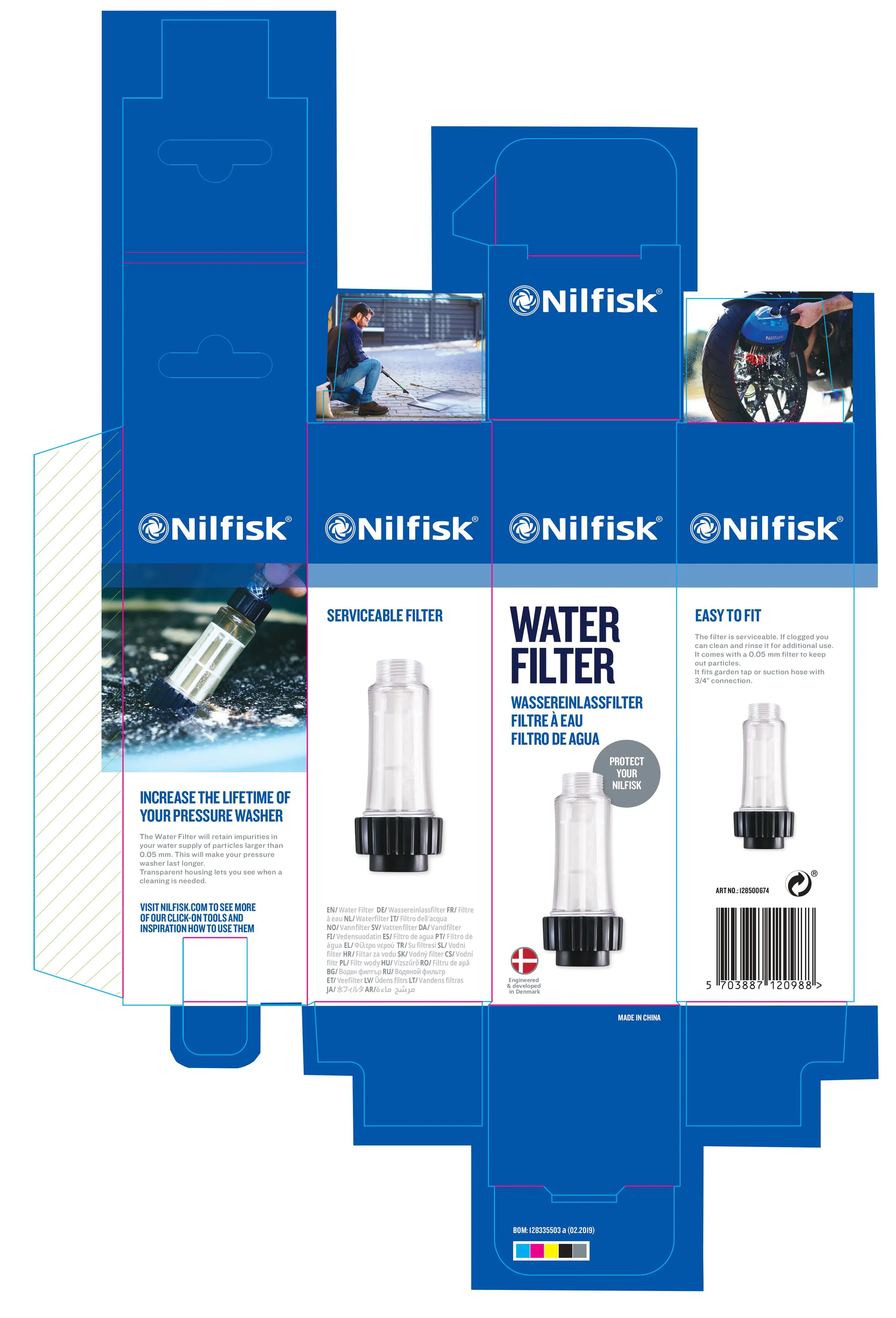 Nilfisk Wassereinlassfilter für Hochdruckreiniger