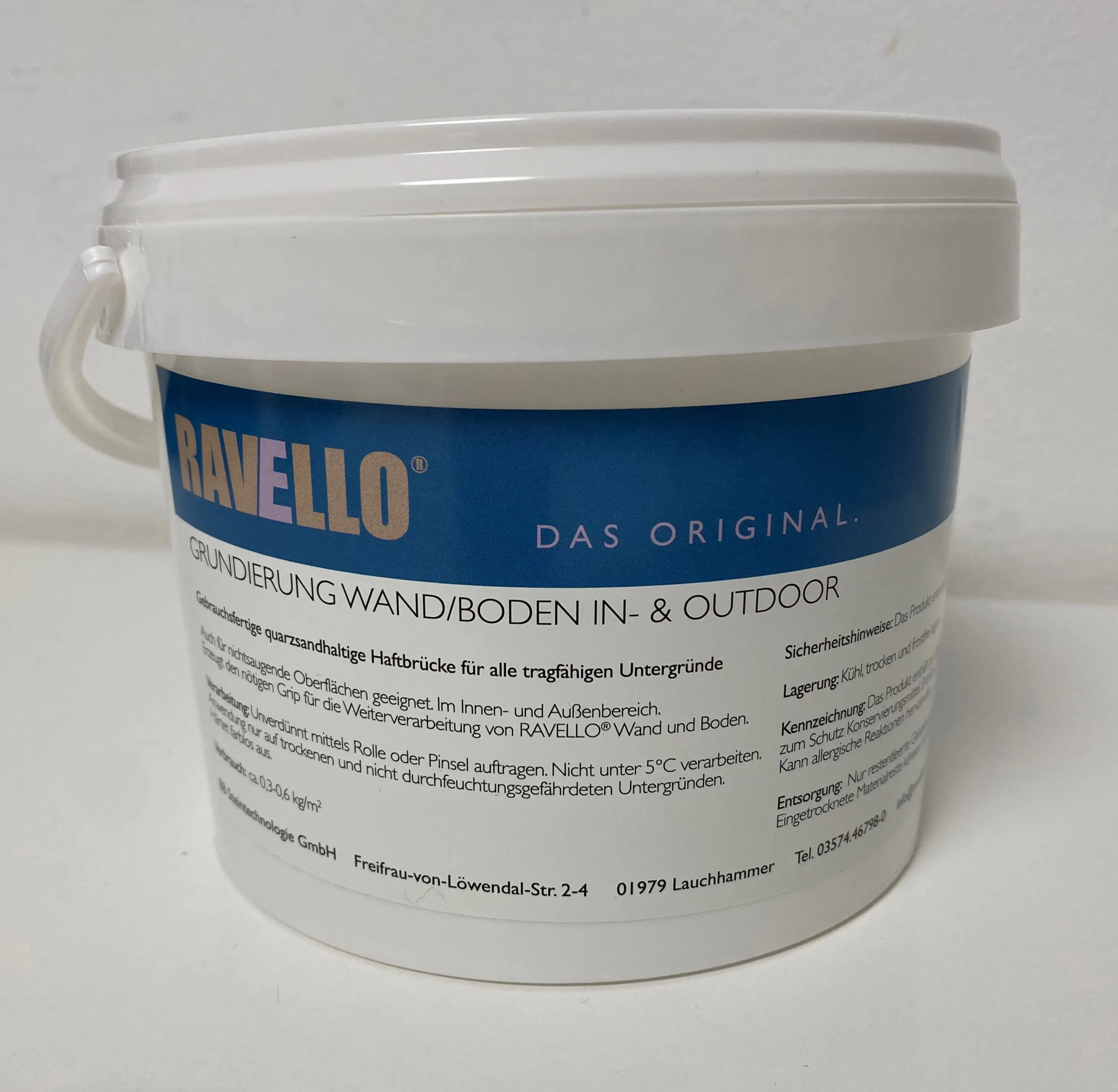 RAVELLO Grundierung Wand & Boden 0,6 kg RAVELLO Grundierung Wand & Boden 0,6 kg