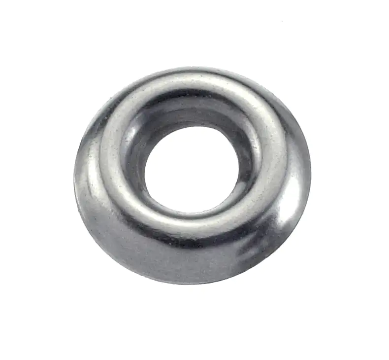 Schraubenrosetten 16,0 x 6 mm, 30 Stück, Edelstahl