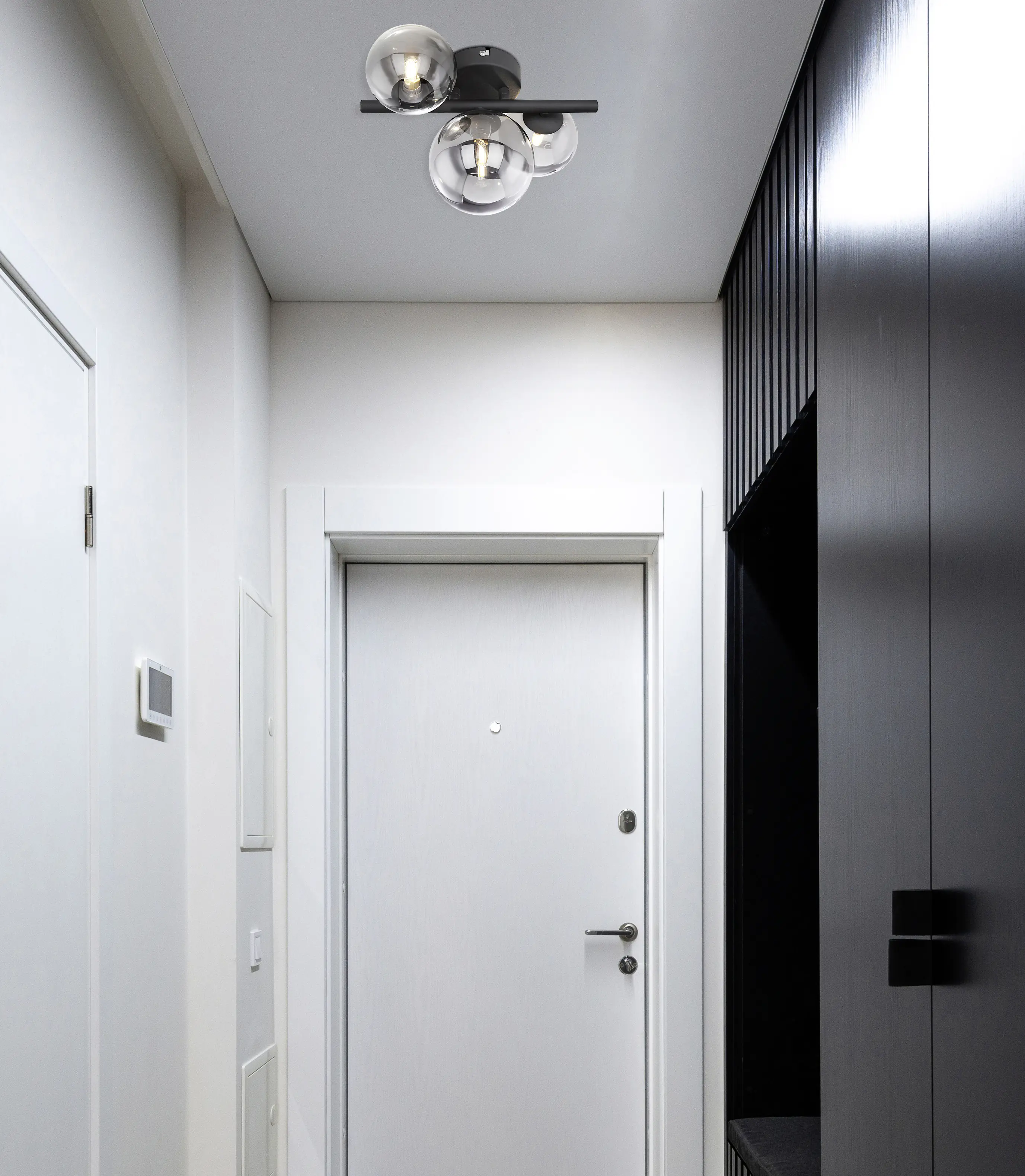 Globo 3er Wandleuchte Riha schwarz 28,3 x 20,8 cm 3 x G9 LED, 3 W