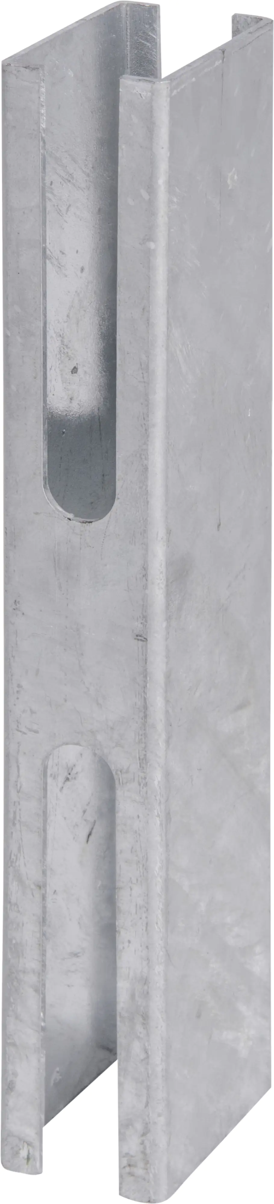 Alberts Zaunpfosten Verlängerung 25 cm 60 x 40 mm stahl roh