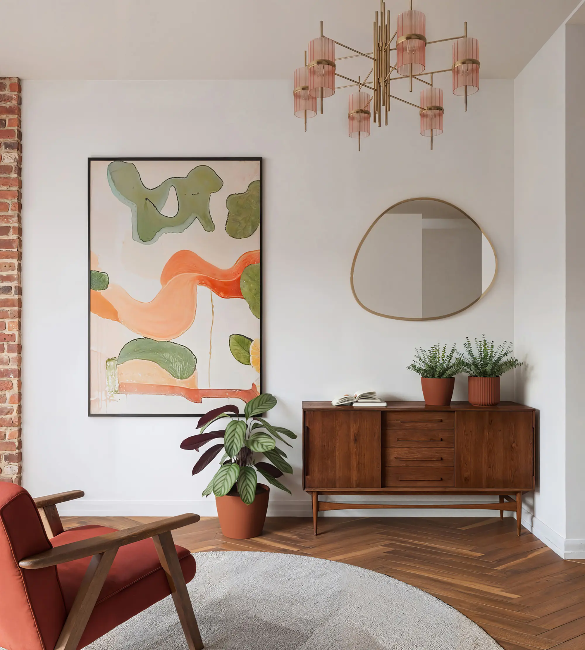 Artevasi Übertopf Luna Keramik hellrosa matt Ø 12 x 11 cm 