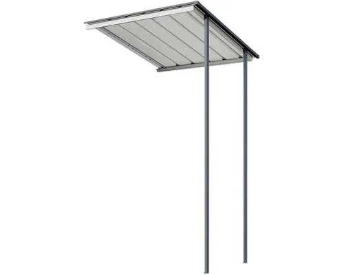 Globel Schleppdach für Gartenhaus Skillion 64+84 anthrazit