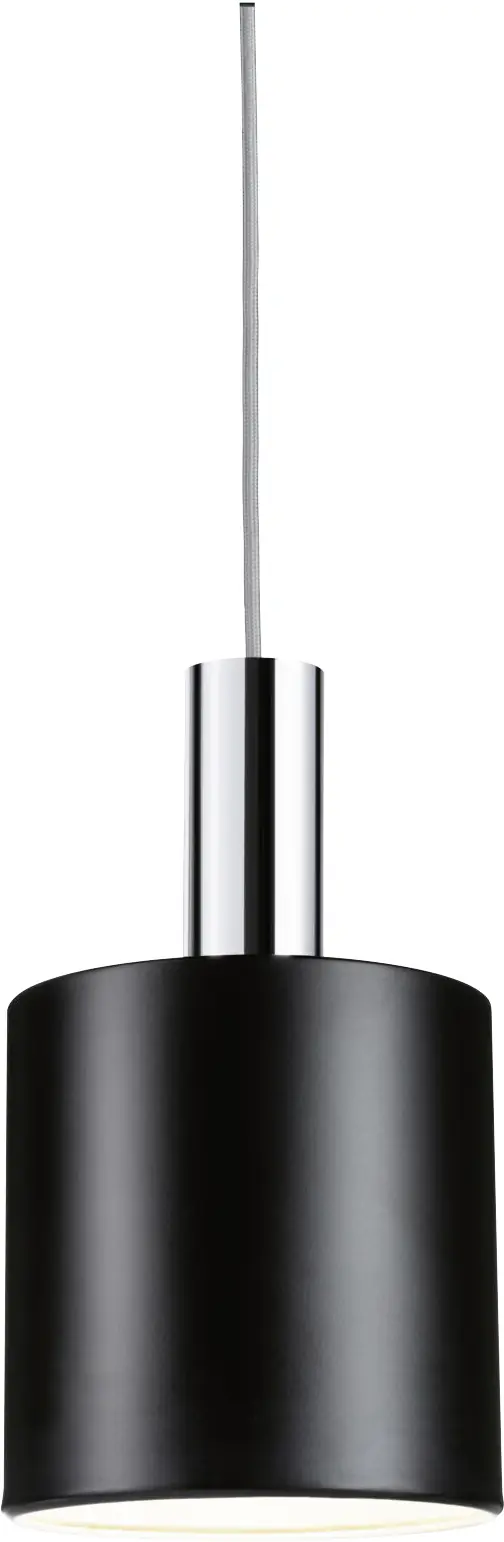 Paulmann URail Lampenschirm Tallis 2Easy schwarz matt 16 x 17 cm