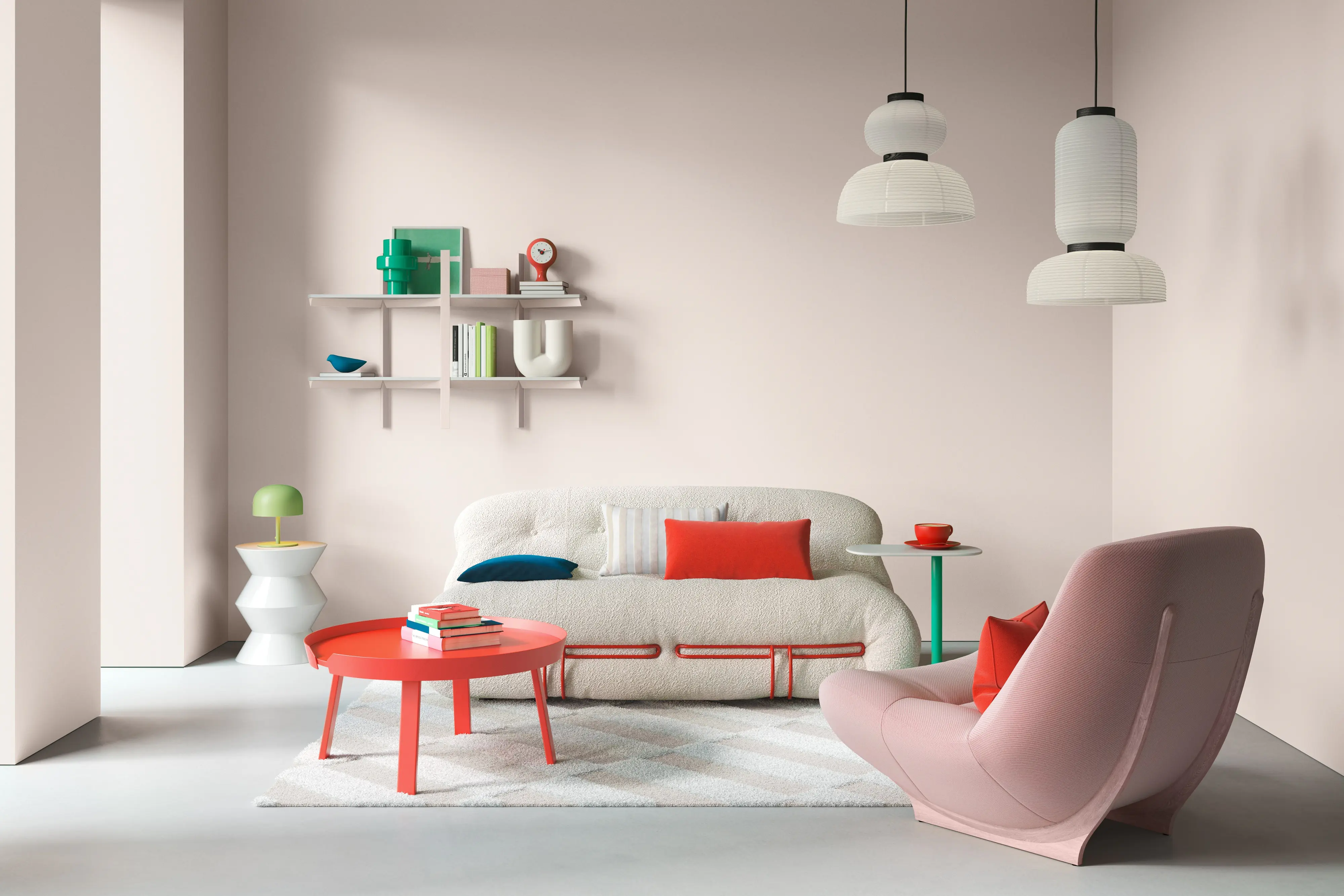 Alpina Wandfarbe Pantone matt bridal blush 2,5 L