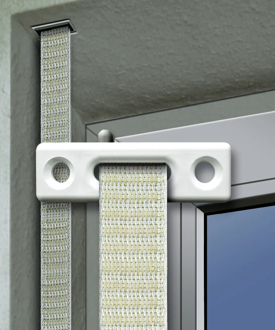 Schellenberg Gurtführung rechteckig weiß