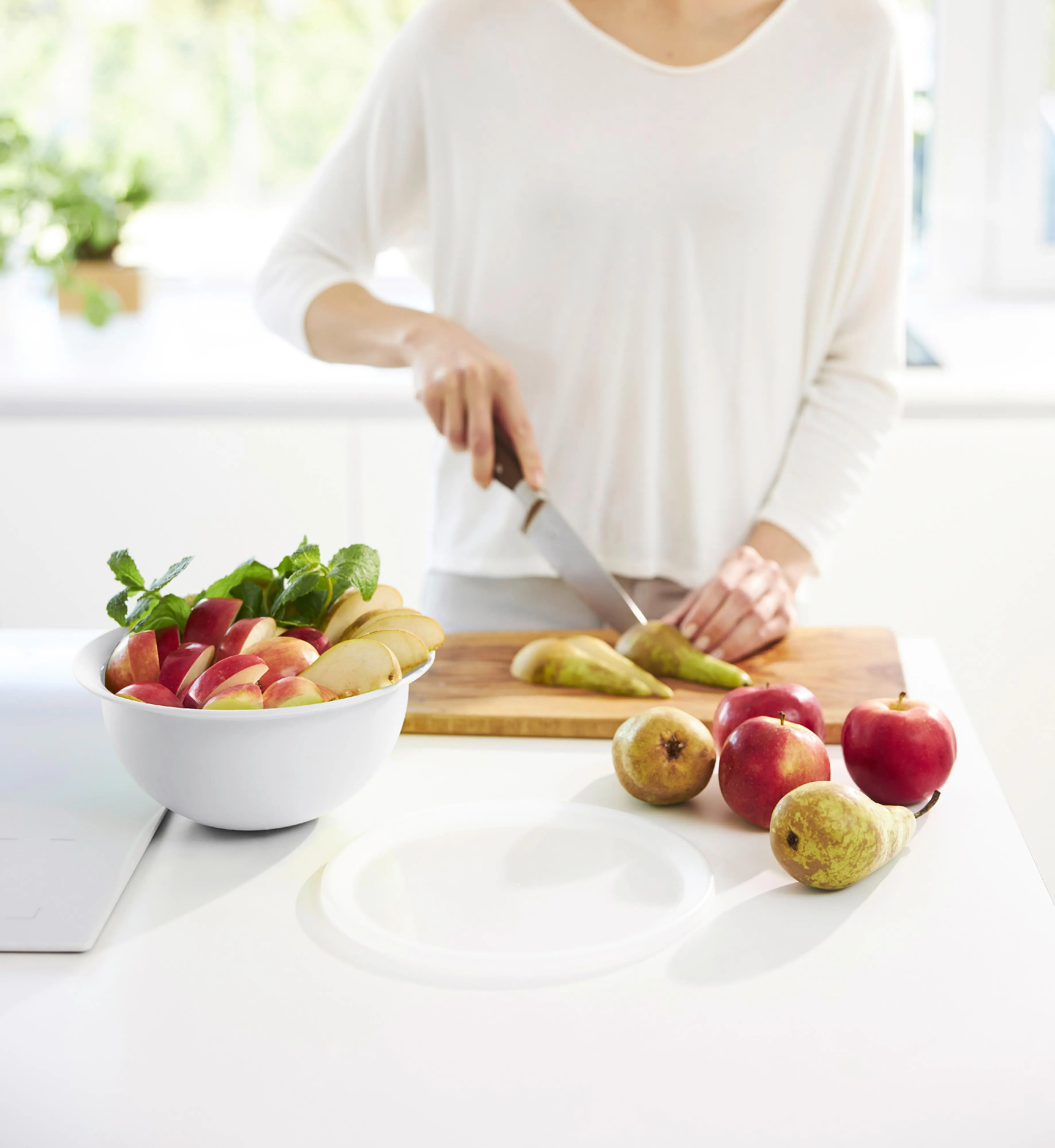 Rotho Schüssel + Deckel Caruba 3 L mistletoe white