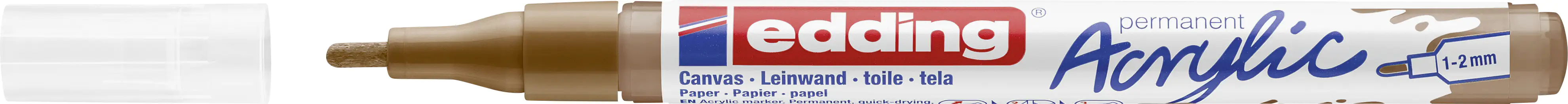 edding 5300 Acrylmarker fein haselnuss 1 - 2 mm