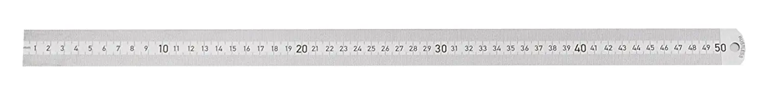 Stahlmaßstab 500 mm Rostfrei