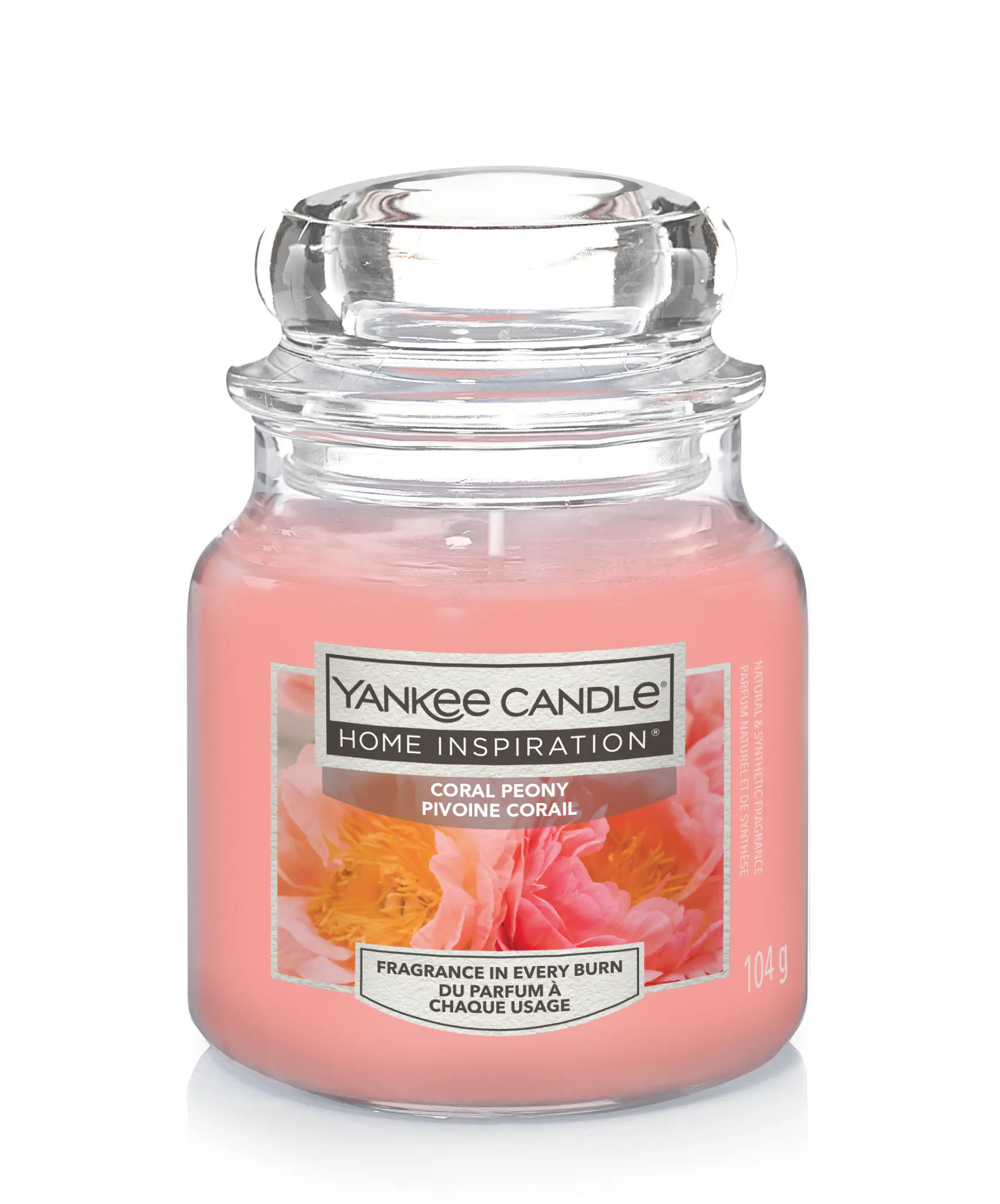 Yankee Candle Duftkerze Kleines Glas Coral Peony 104 g rosa