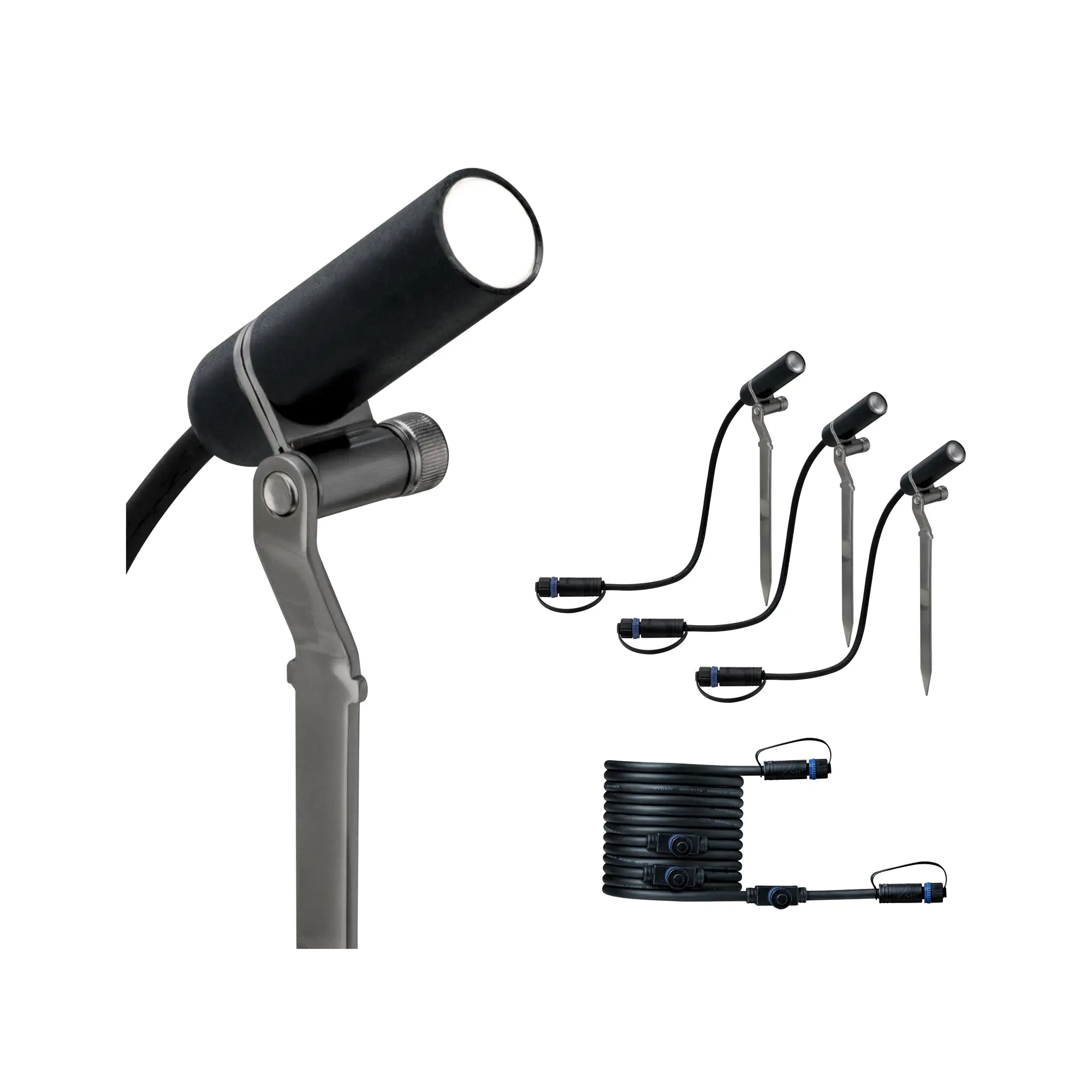 4000870941560 Paulmann Plug & Shine Spot Plantini Ergänzungsset Outdoor drei Spots