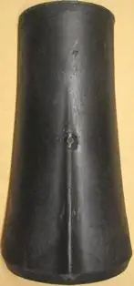 Firsthaube Biber 40 x 16 x 8 cm anthrazit