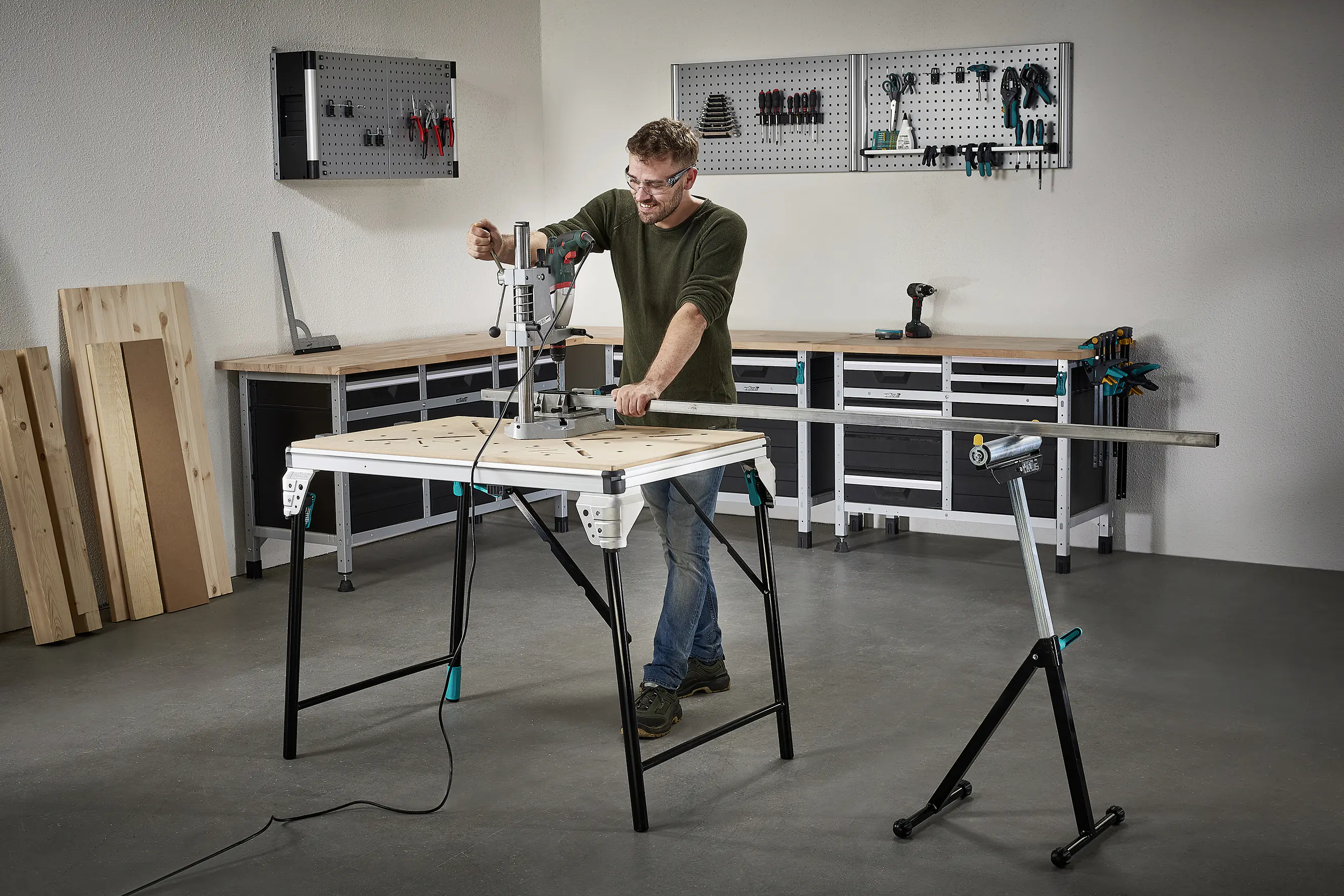 Wolfcraft Arbeitstisch Master work 1600 bis 120 kg Wolfcraft Arbeitstisch Master work 1600 bis 120 kg