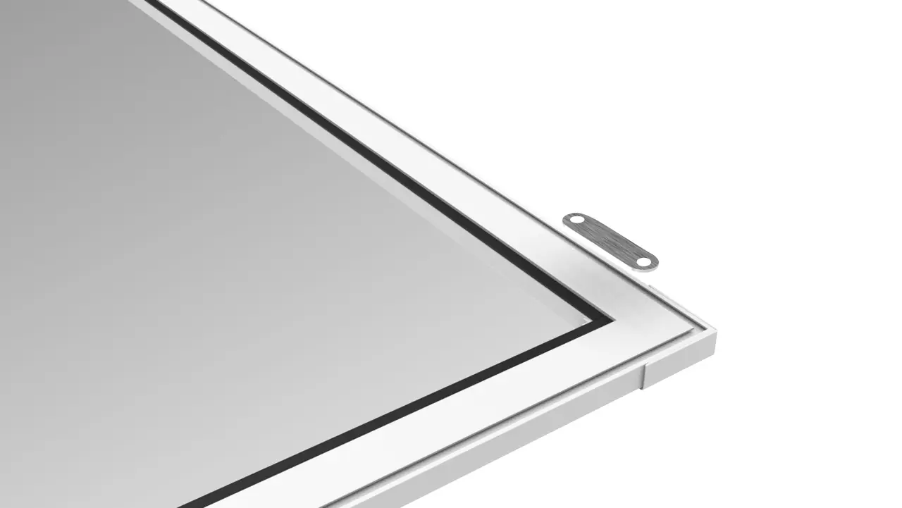 TrendLine Fliegenschutz-Tür 100 x 210 cm schwarz/weiß kürzbar