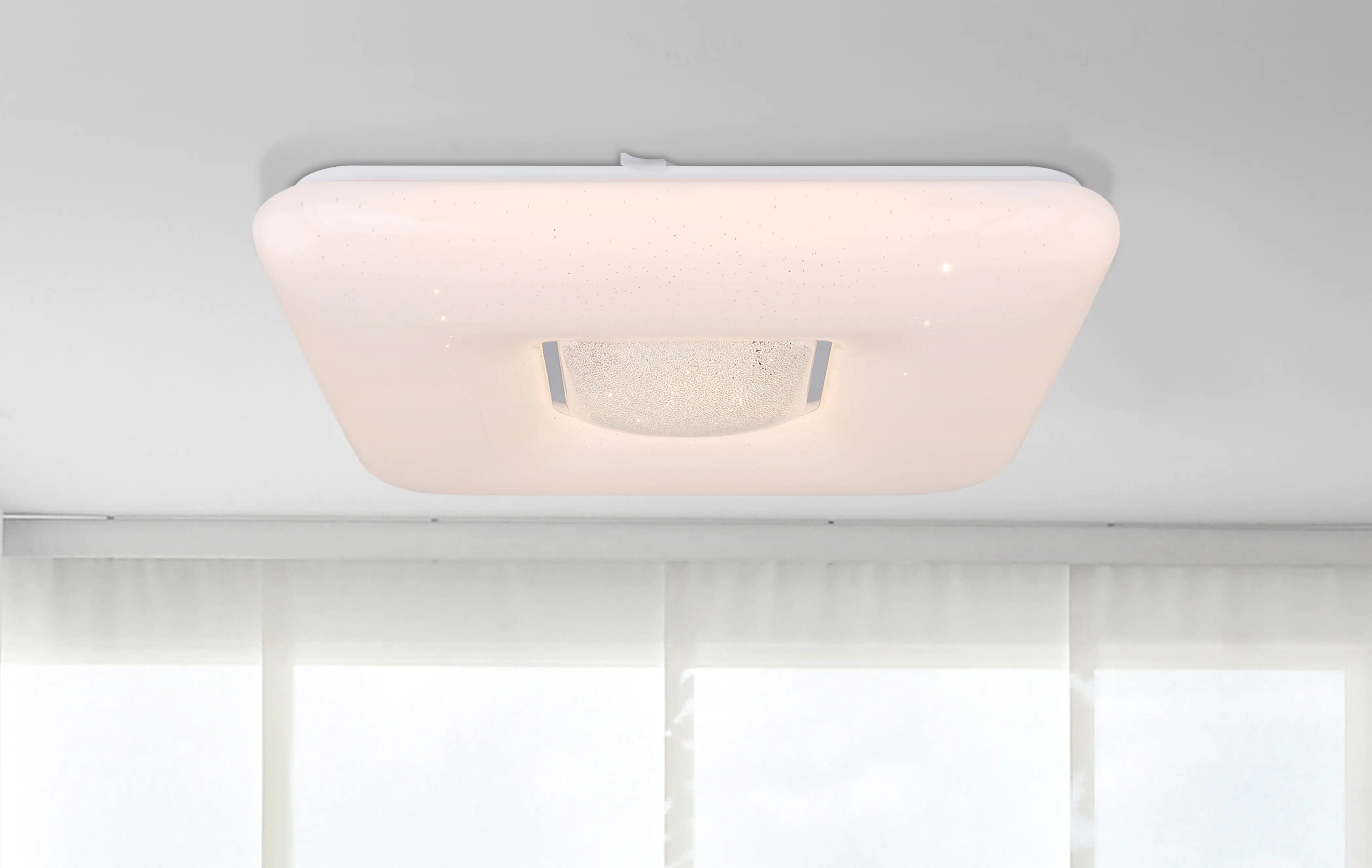 9007371389742_6 Globo LED Deckenleuchte Trystan opal, klar, weiß