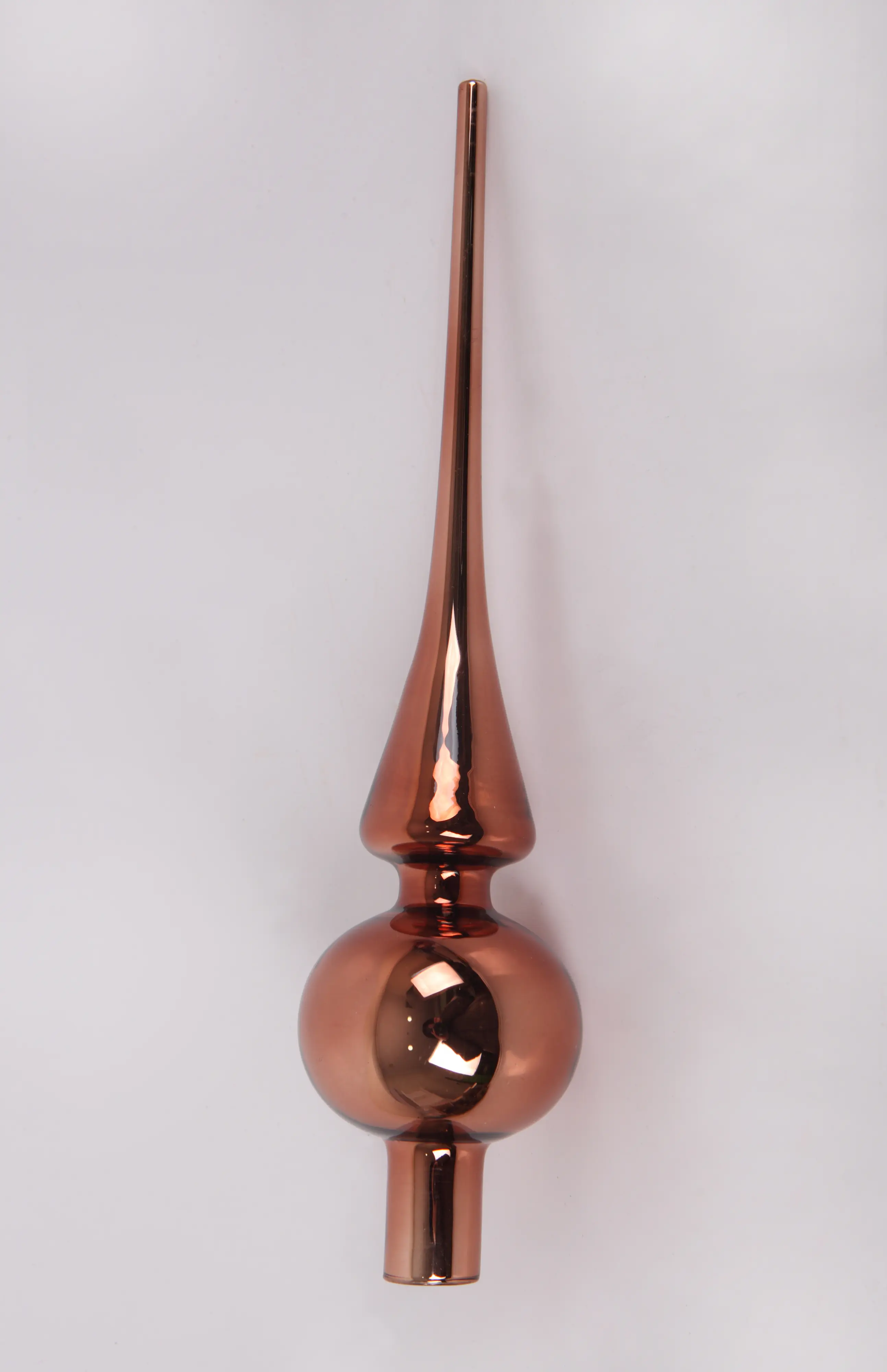 TrendLine Christbaumspitze aus Glas 26 cm espresso glänzend TrendLine Christbaumspitze aus Glas 26 cm espresso glänzend